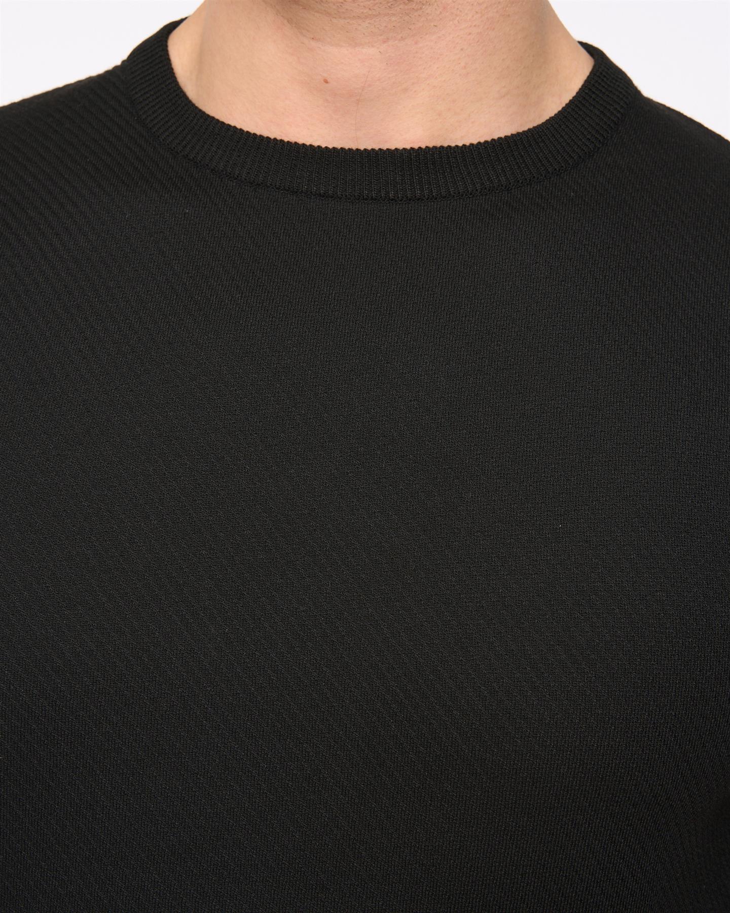 Mens Marvela Knit T-Shirt Black