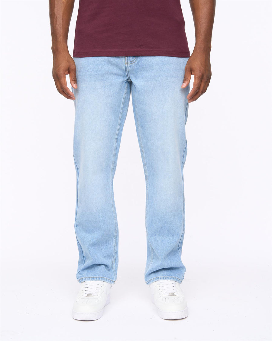 Mens Tillman Baggy Jeans Light Wash