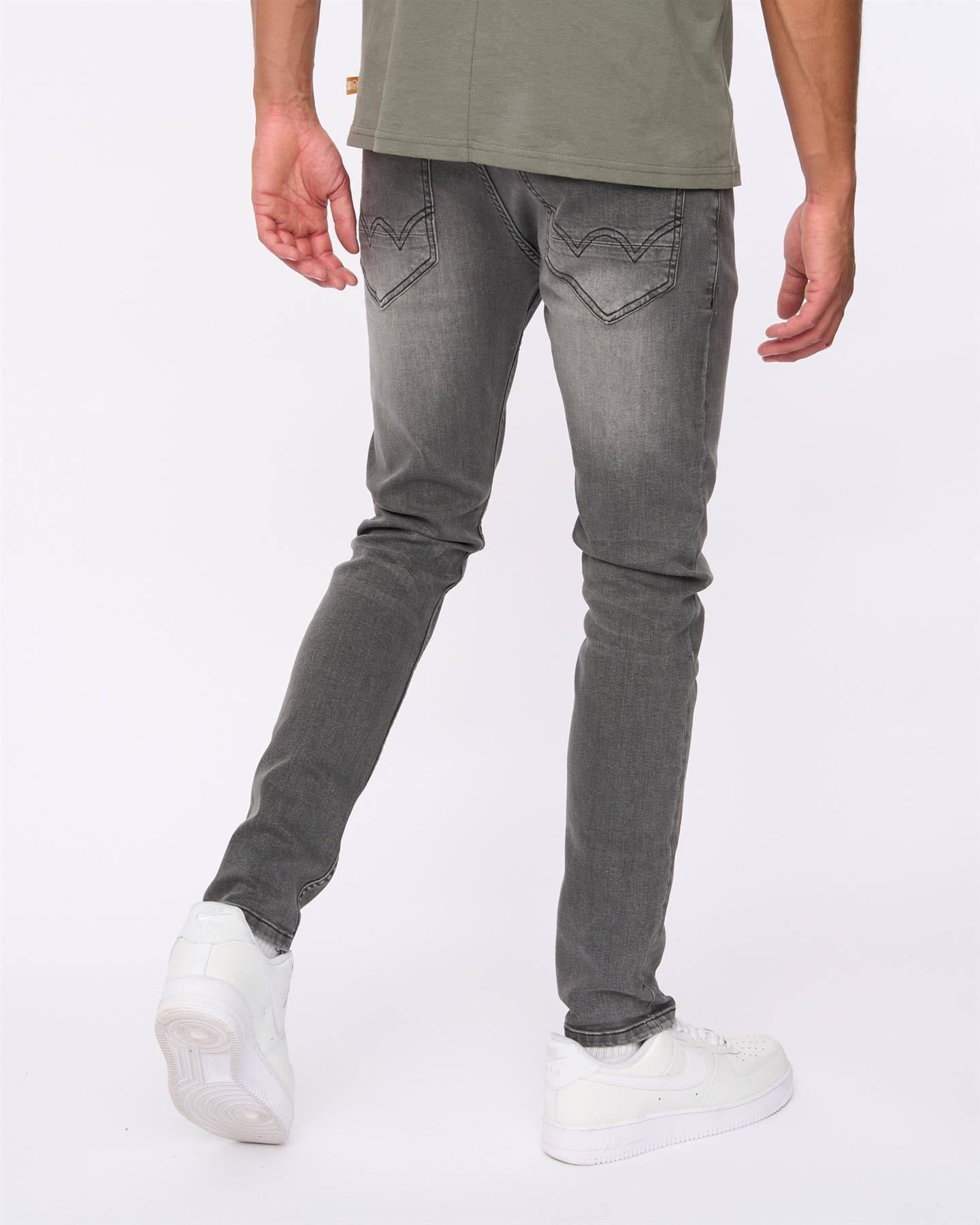 Mens Maylead Slim Fit Jeans Grey