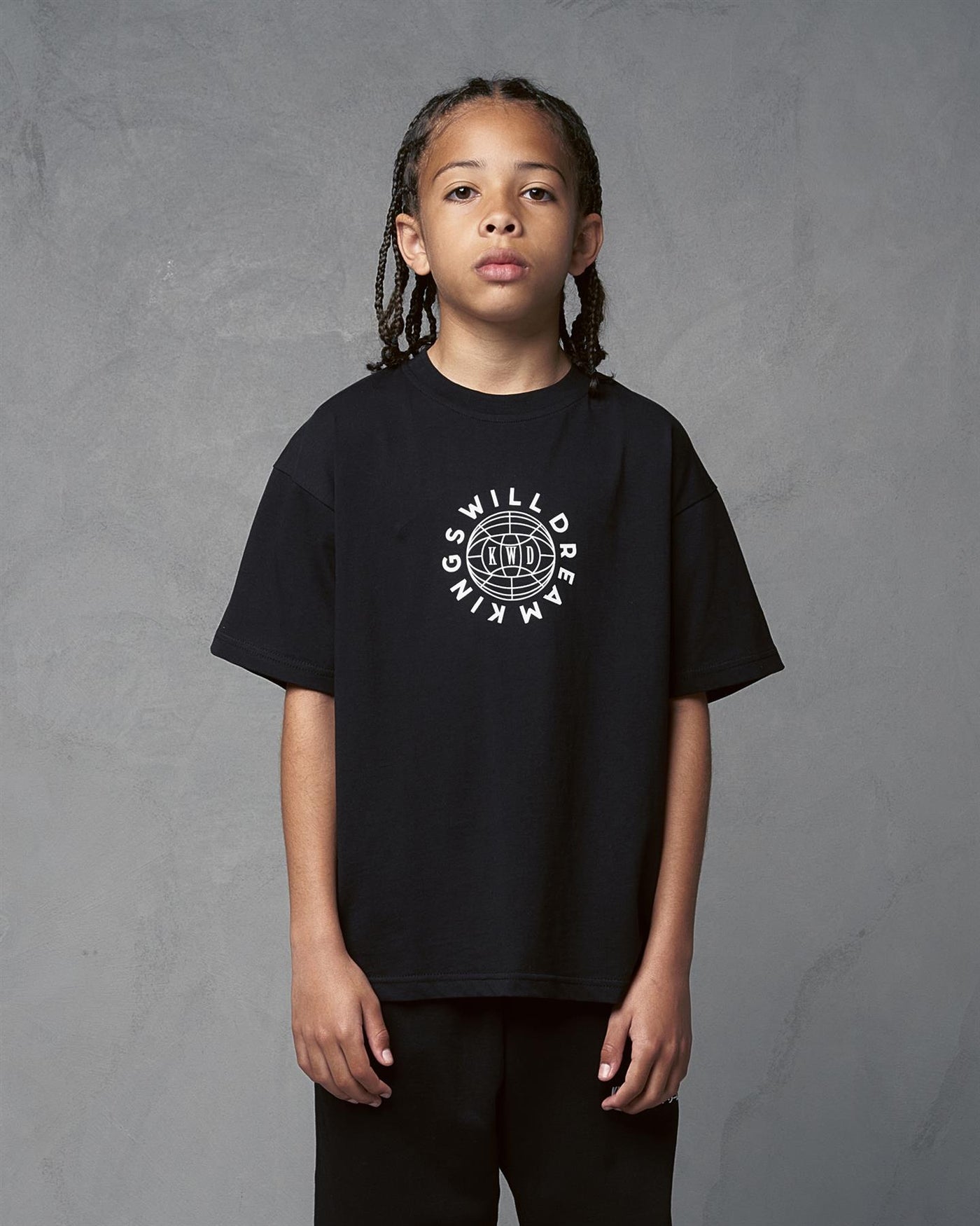 Kids Boys Studio Globalise T-Shirt Black