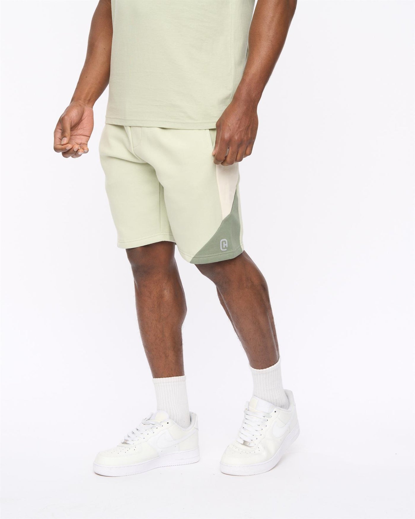 Mens Castlebay Jog Shorts Light Olive