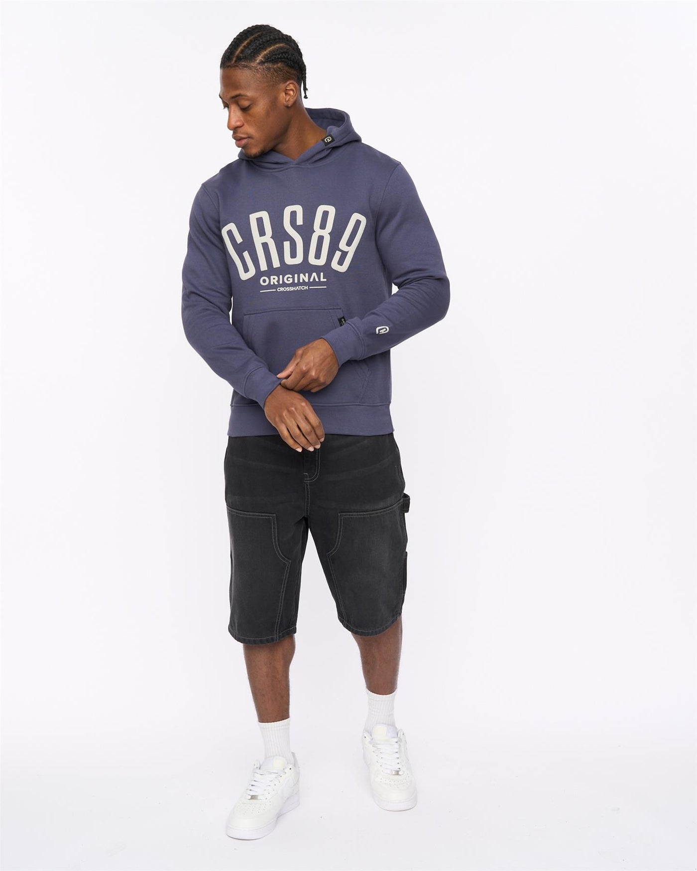Mens Hallfell Hoodie Navy