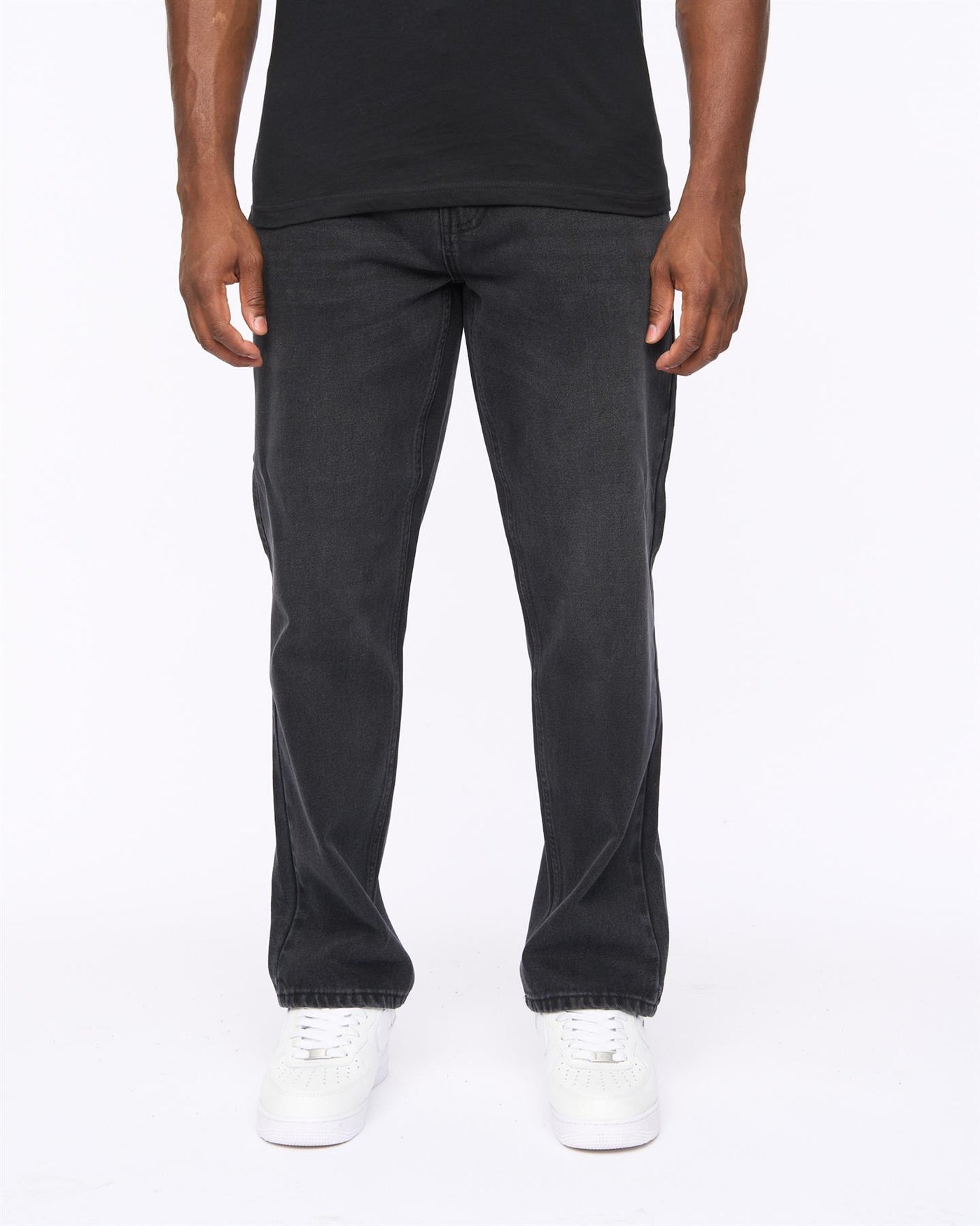 Mens Tillman Baggy Jeans Black Wash