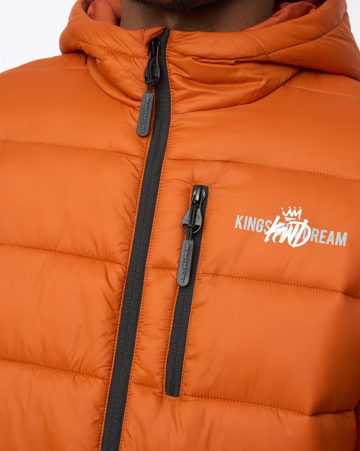 Mens Barcana Puffer Jacket Orange