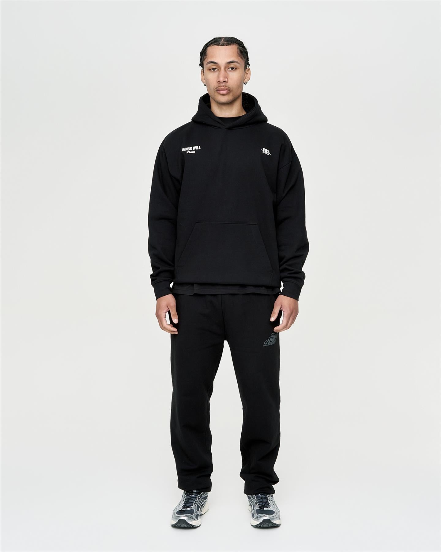 Mens Studio Garment District Hoodie Black