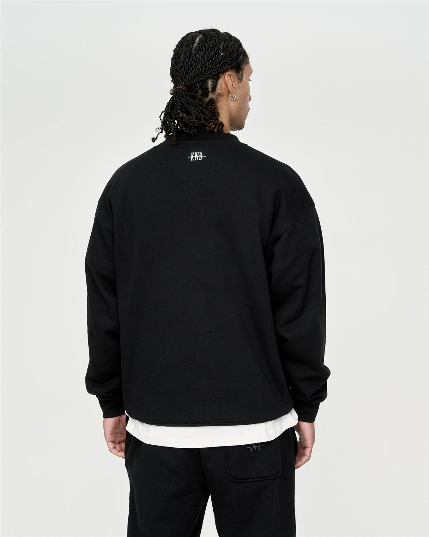 Mens Studio Snake Eyes Crew Sweat Black