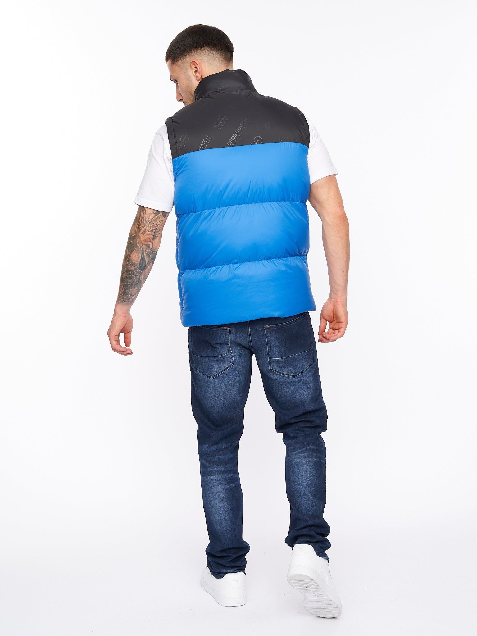 Mens Demerley Gilet Blue