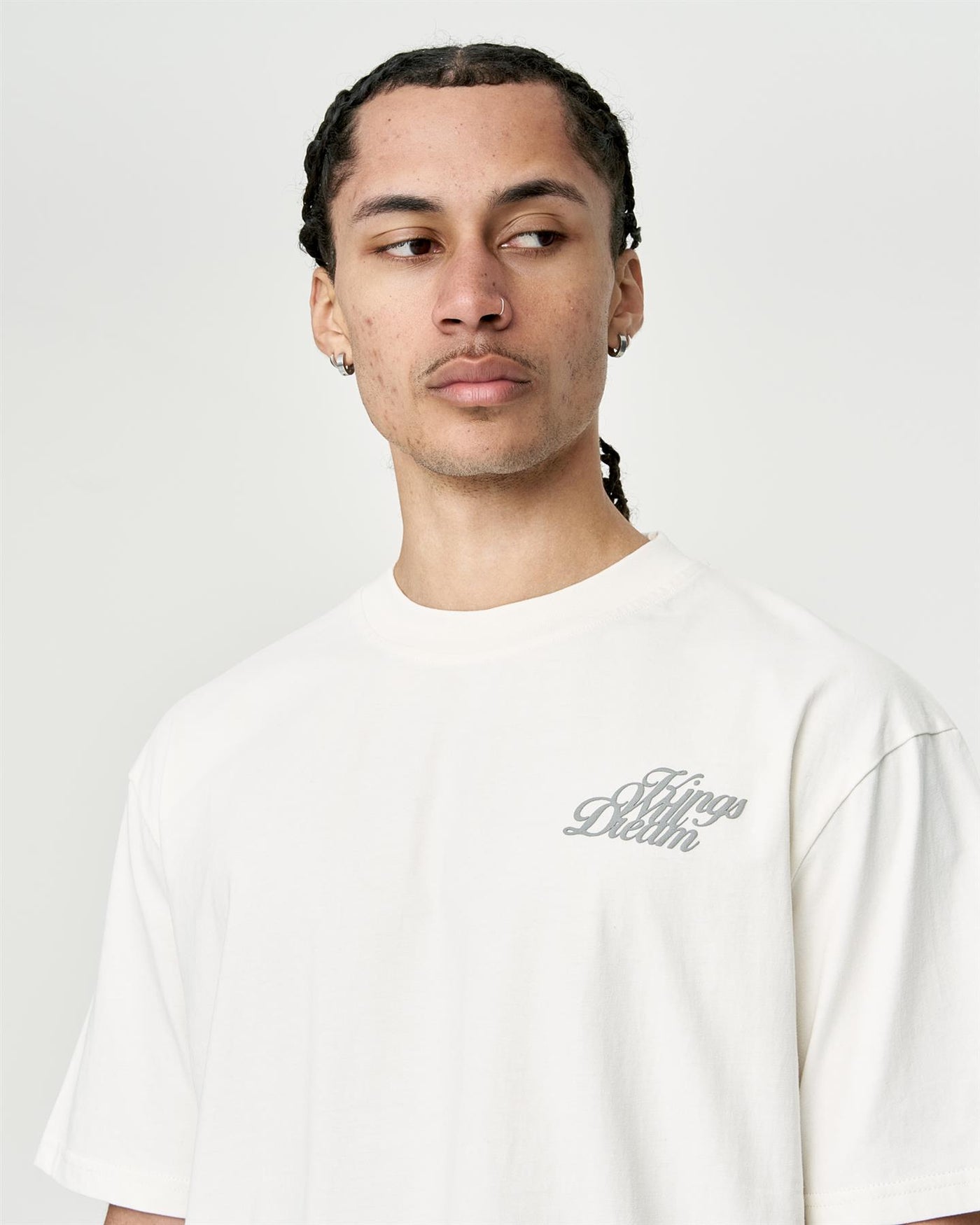 Mens Studio Scripted T-Shirt Off White