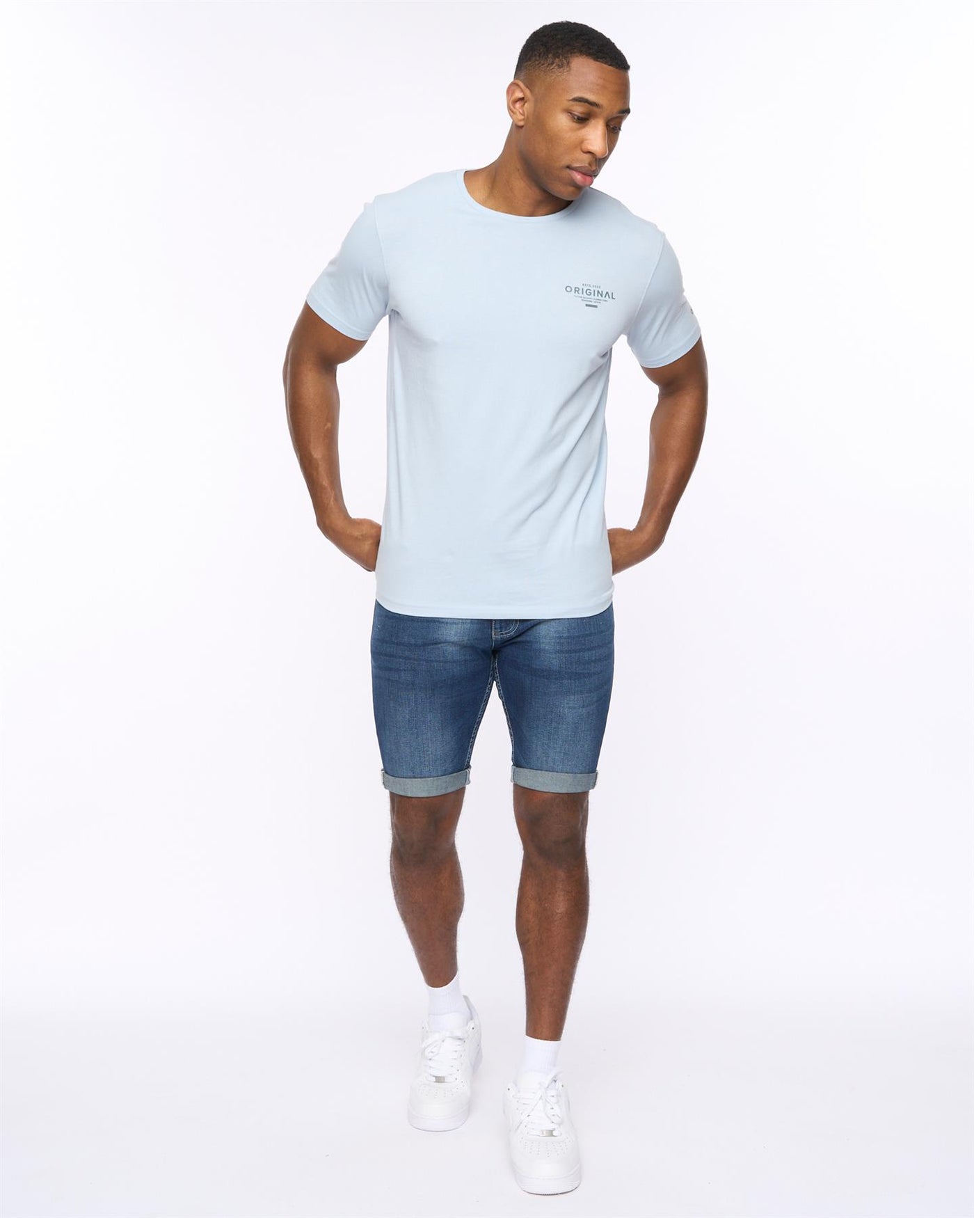 Mens Summevibe T-Shirt Sky Blue