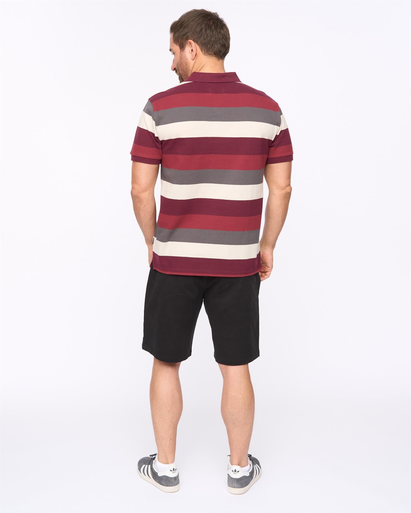 Mens Hadley Polo Burgundy