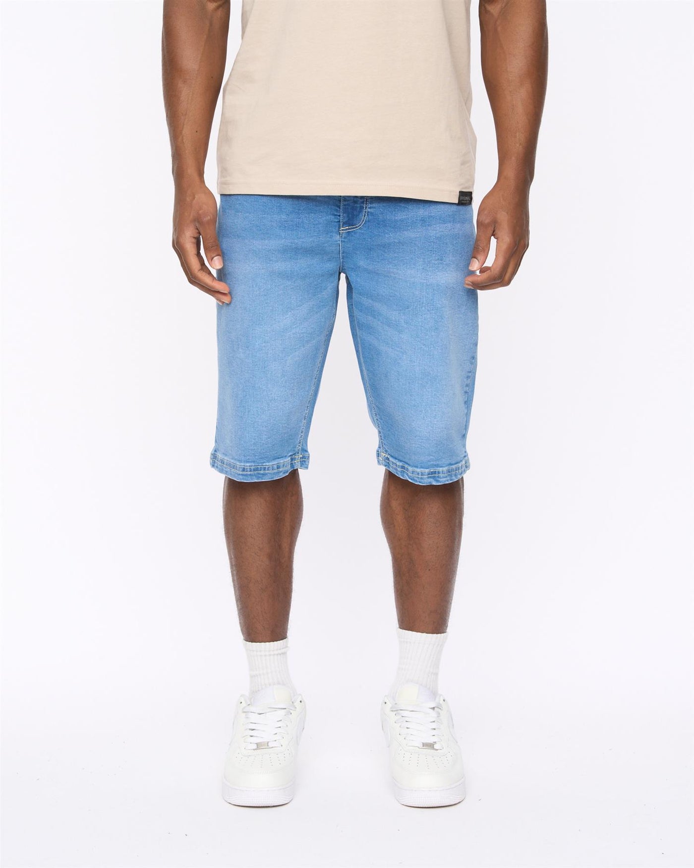 Mens Hammersmith Denim Shorts Mid Wash