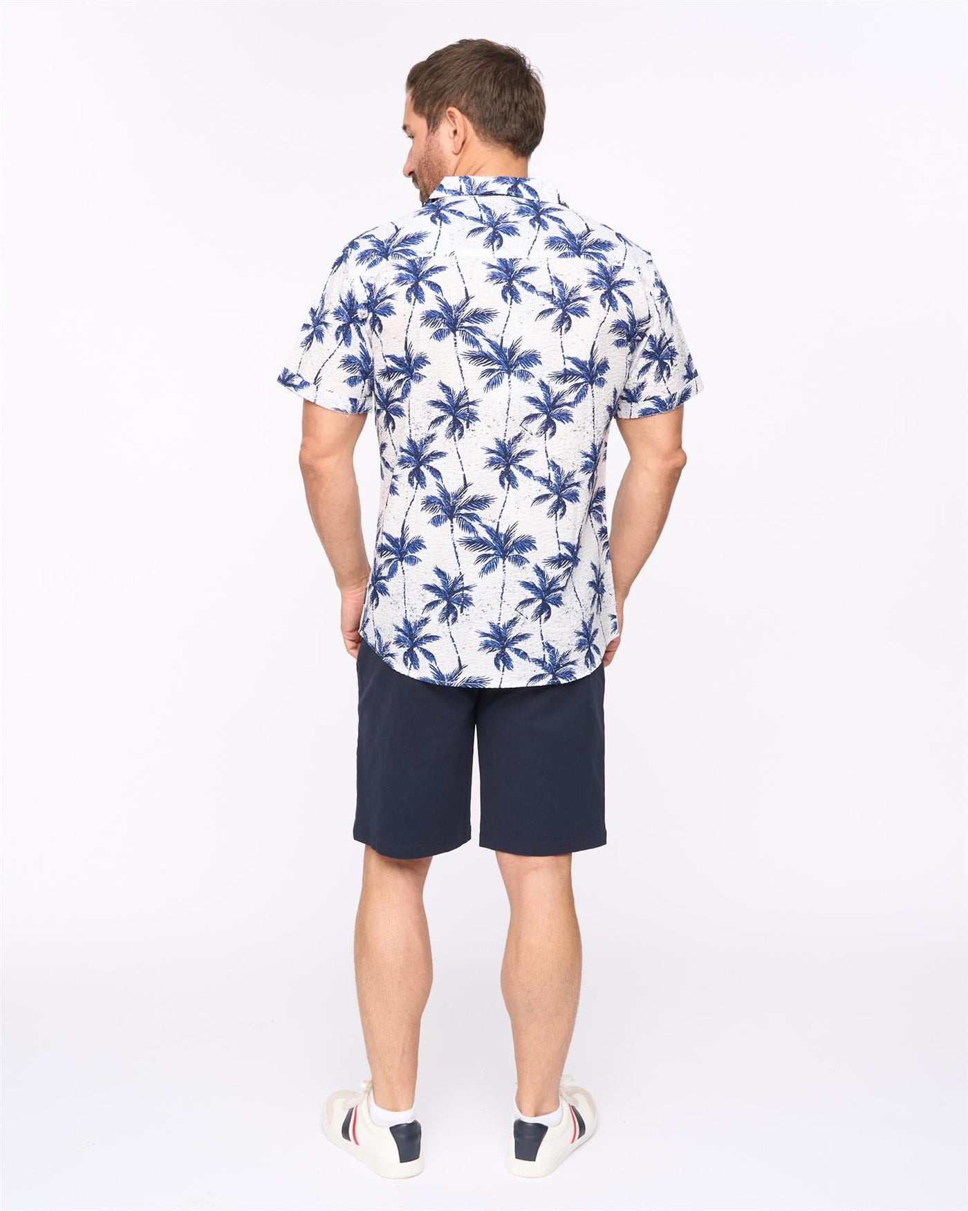 Mens Palmetto Short Sleeve Shirt White
