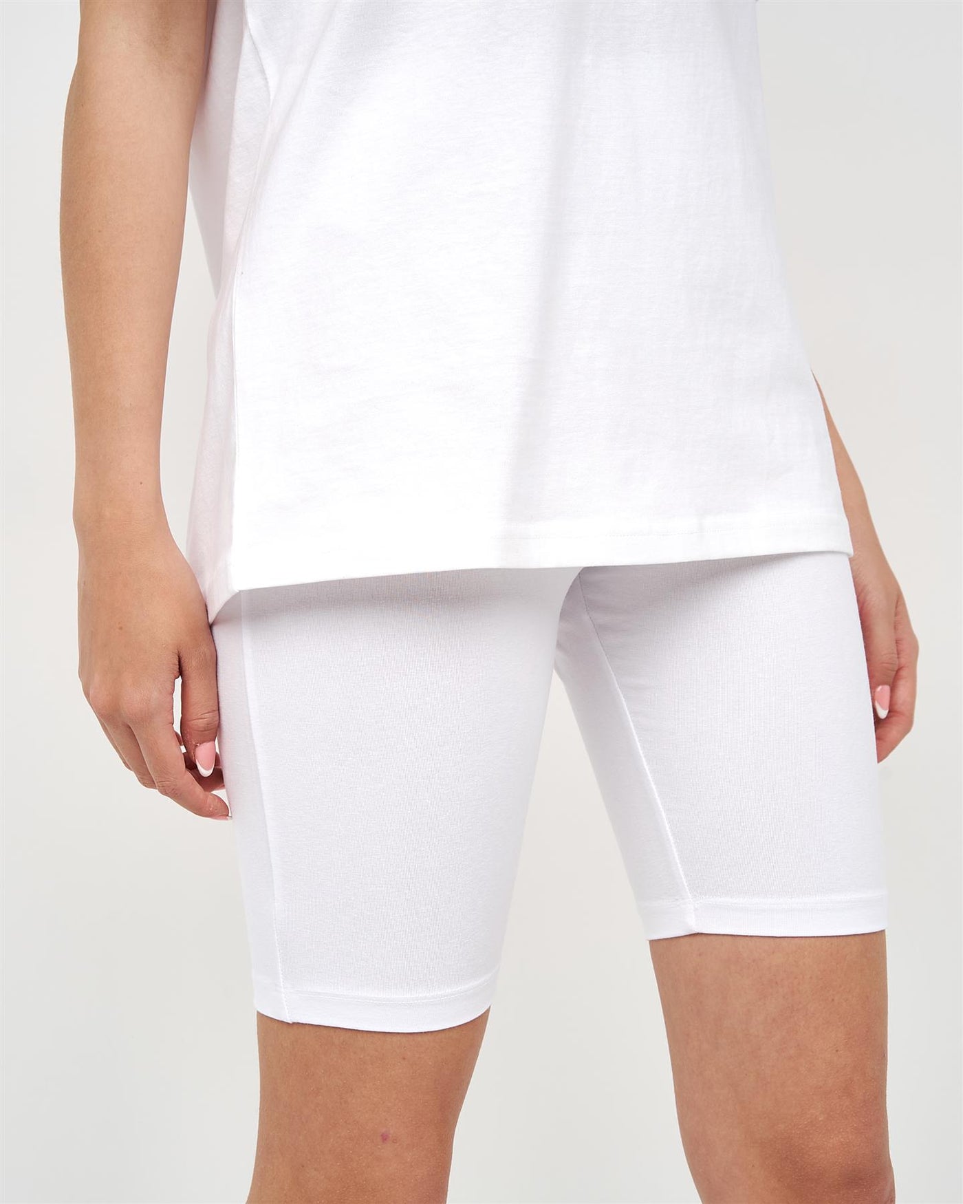 Womens Karodar Cycle Shorts White