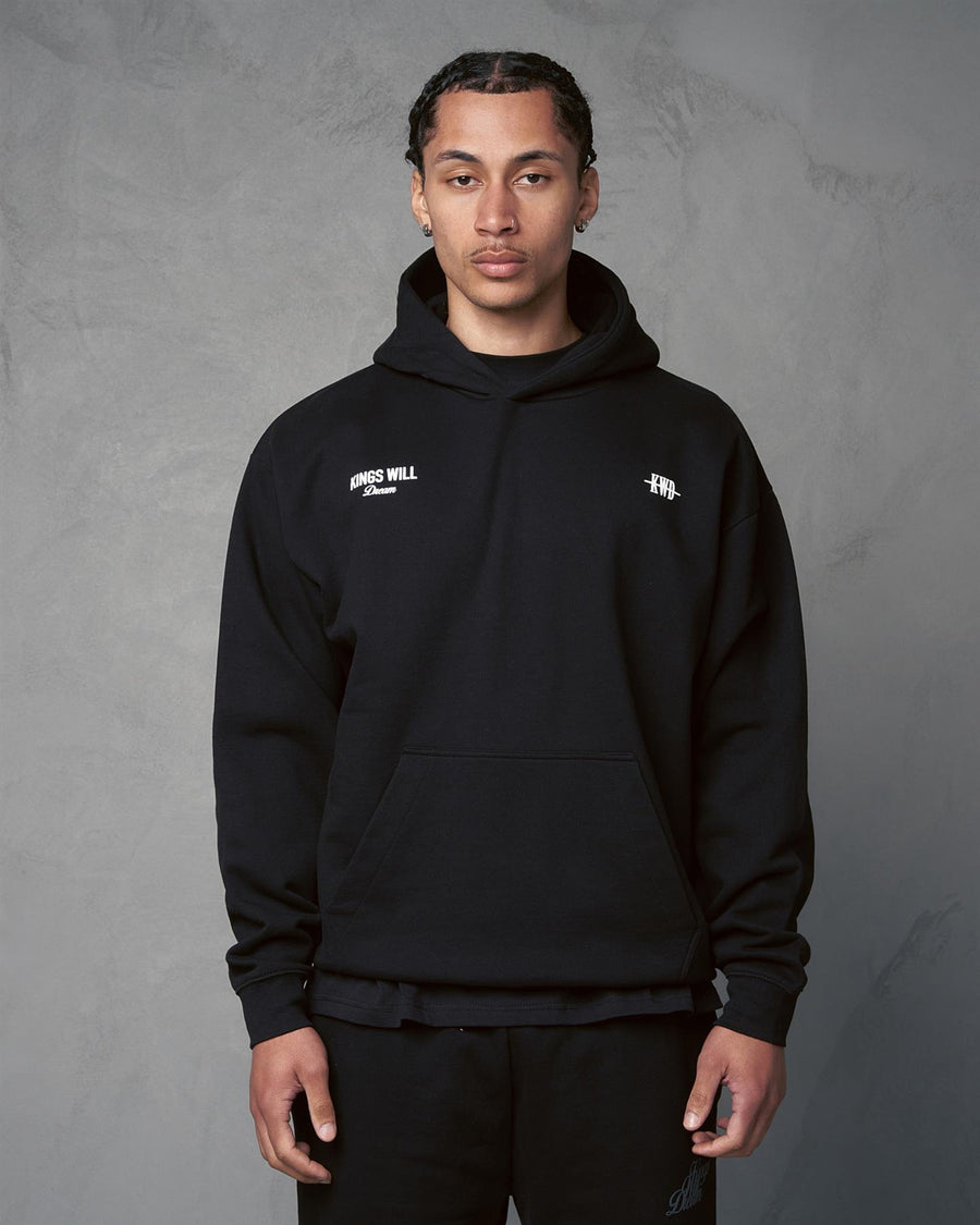 Mens Studio Garment District Hoodie Black