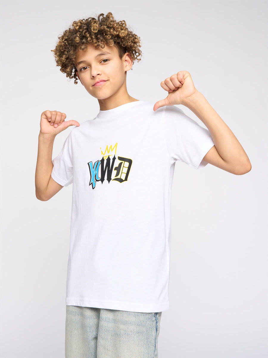 Kids Boys Ransom T-Shirt White