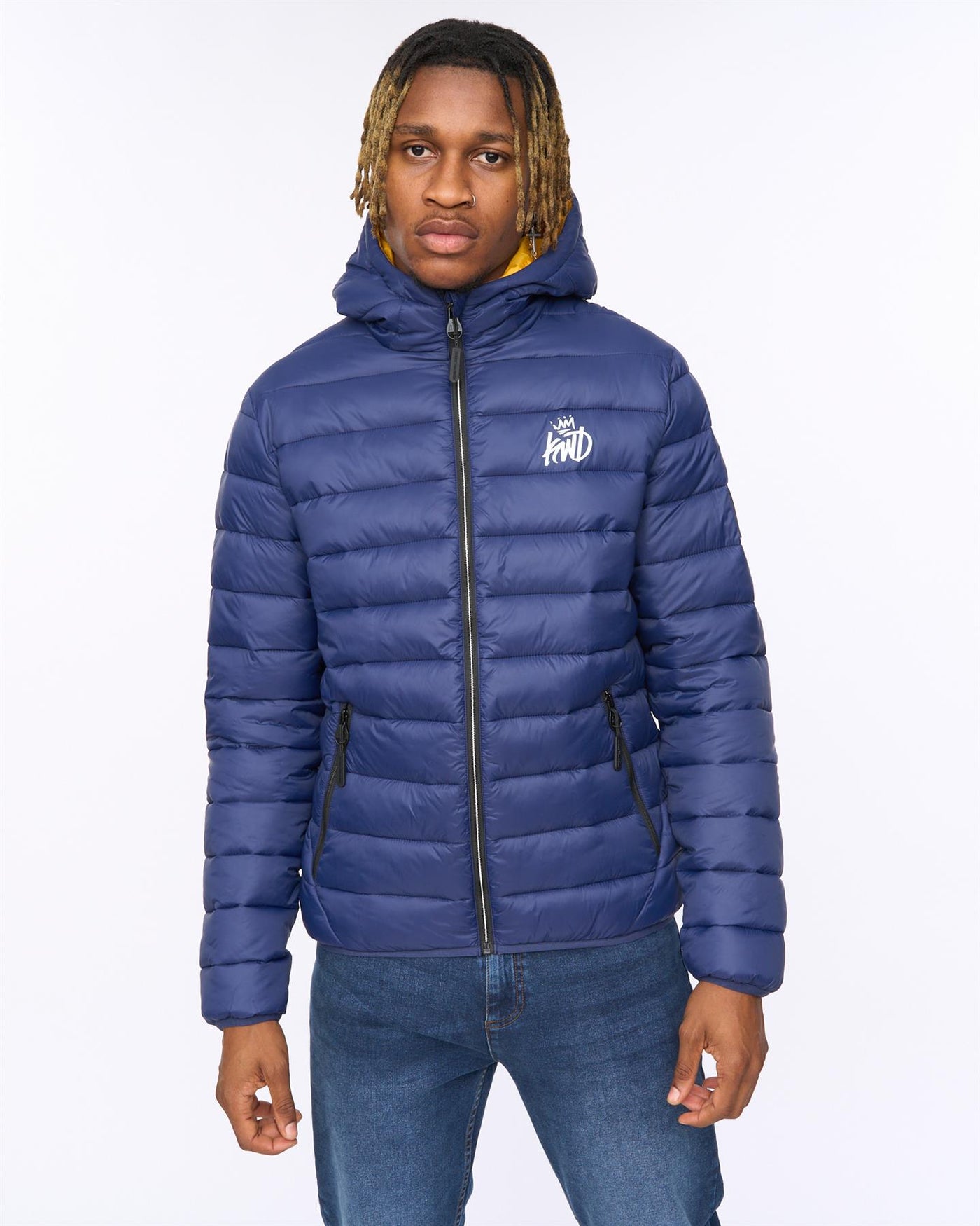 Mens Jackinson Puffer Jacket Navy