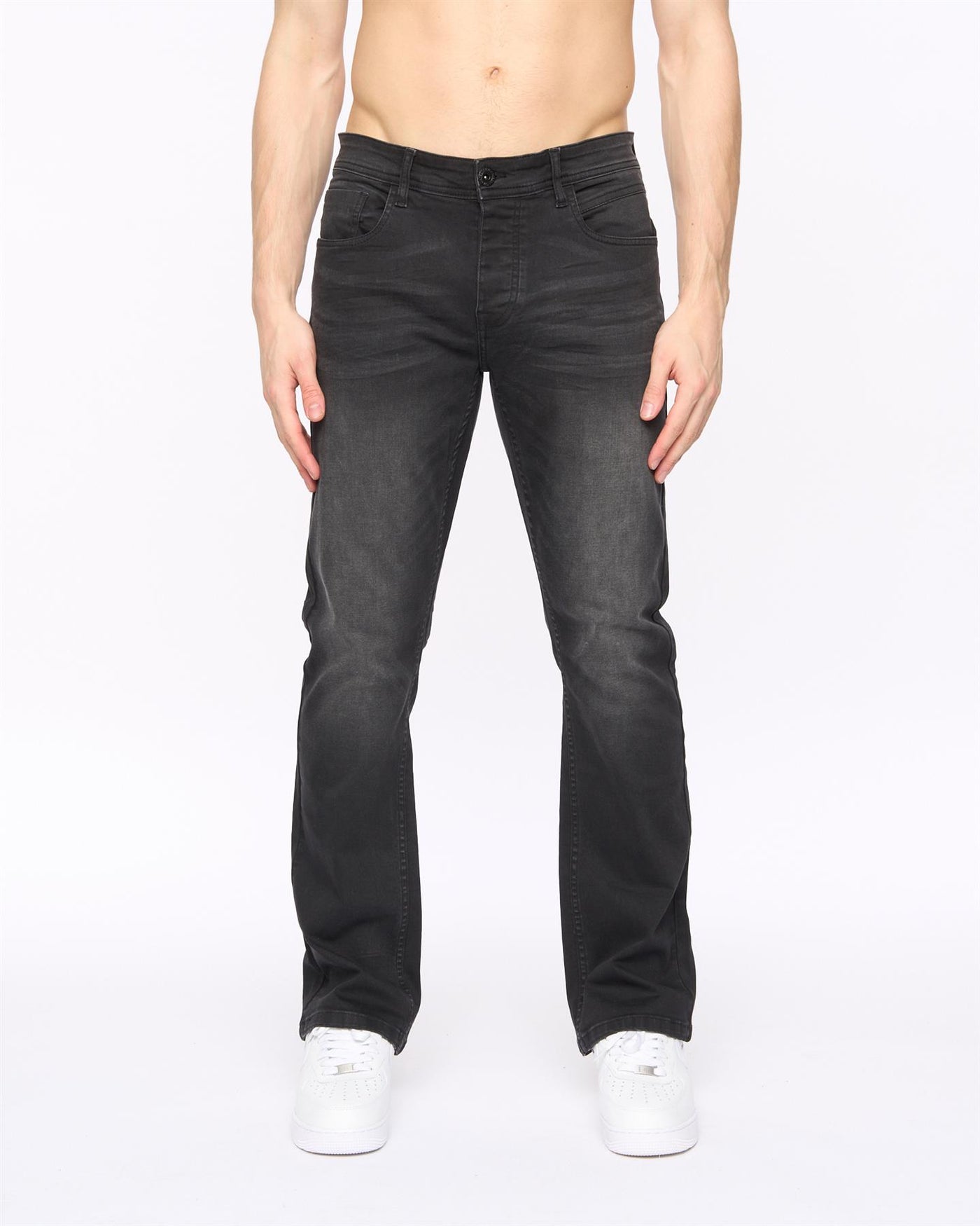 Winsbury Bootcut Jeans Black Wash