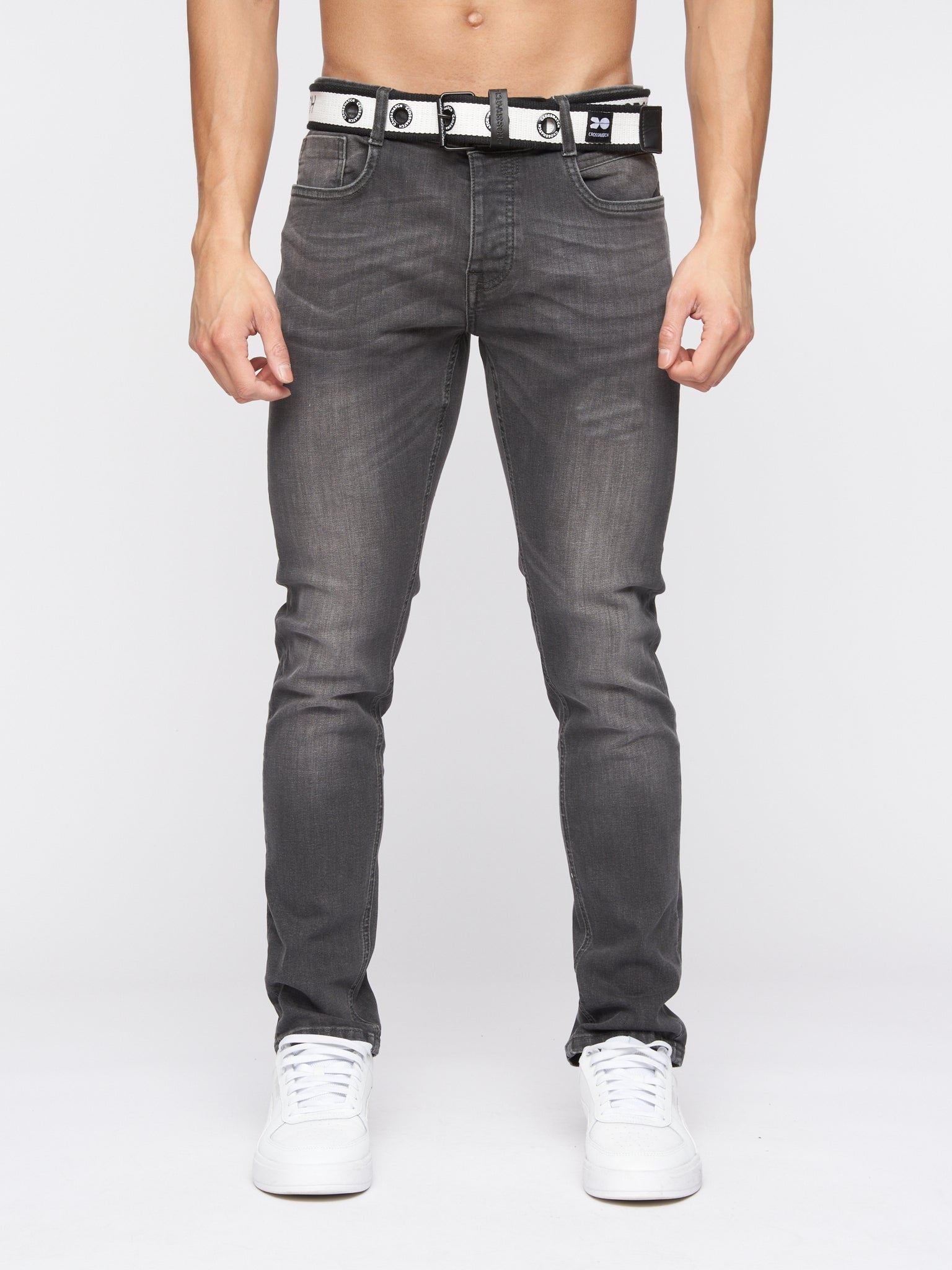 Barbeck Slim Fit Denim Jeans Grey Wash