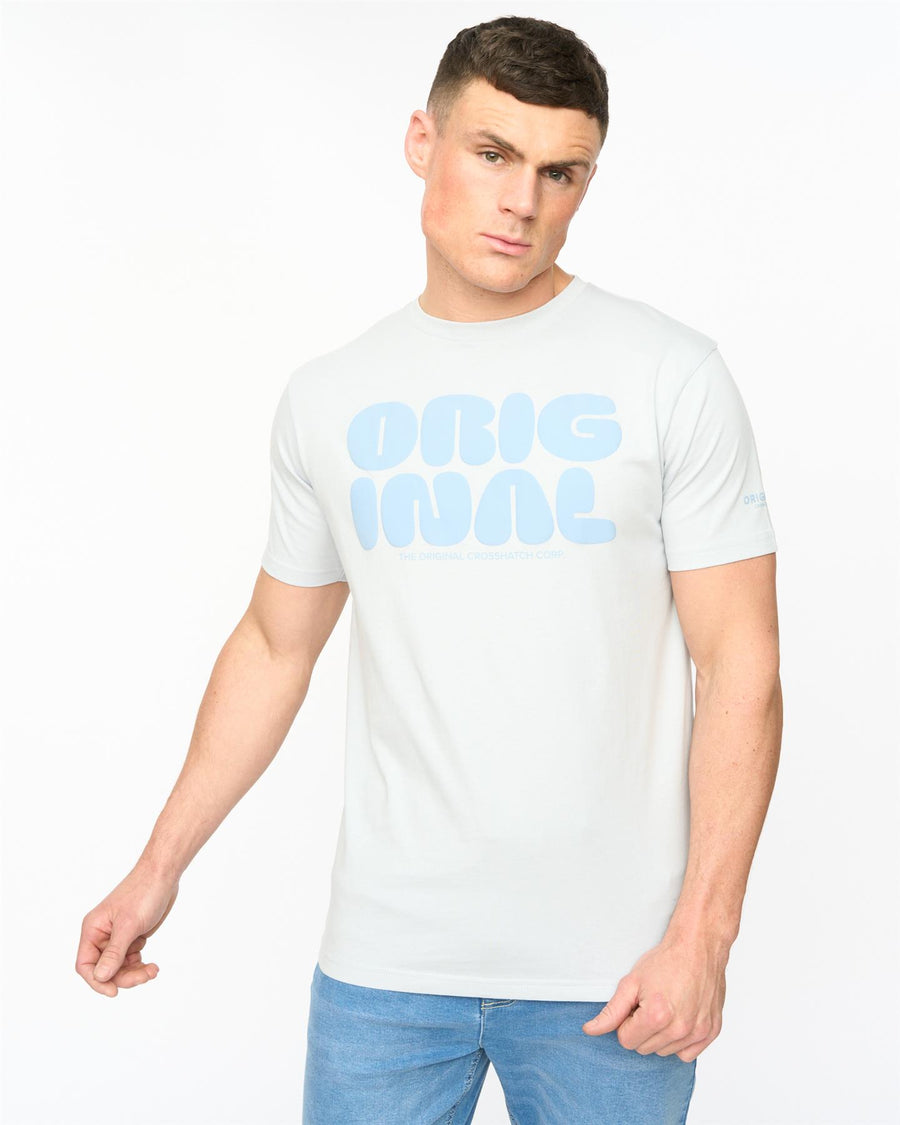 Mens Transflate T-Shirt Light Blue