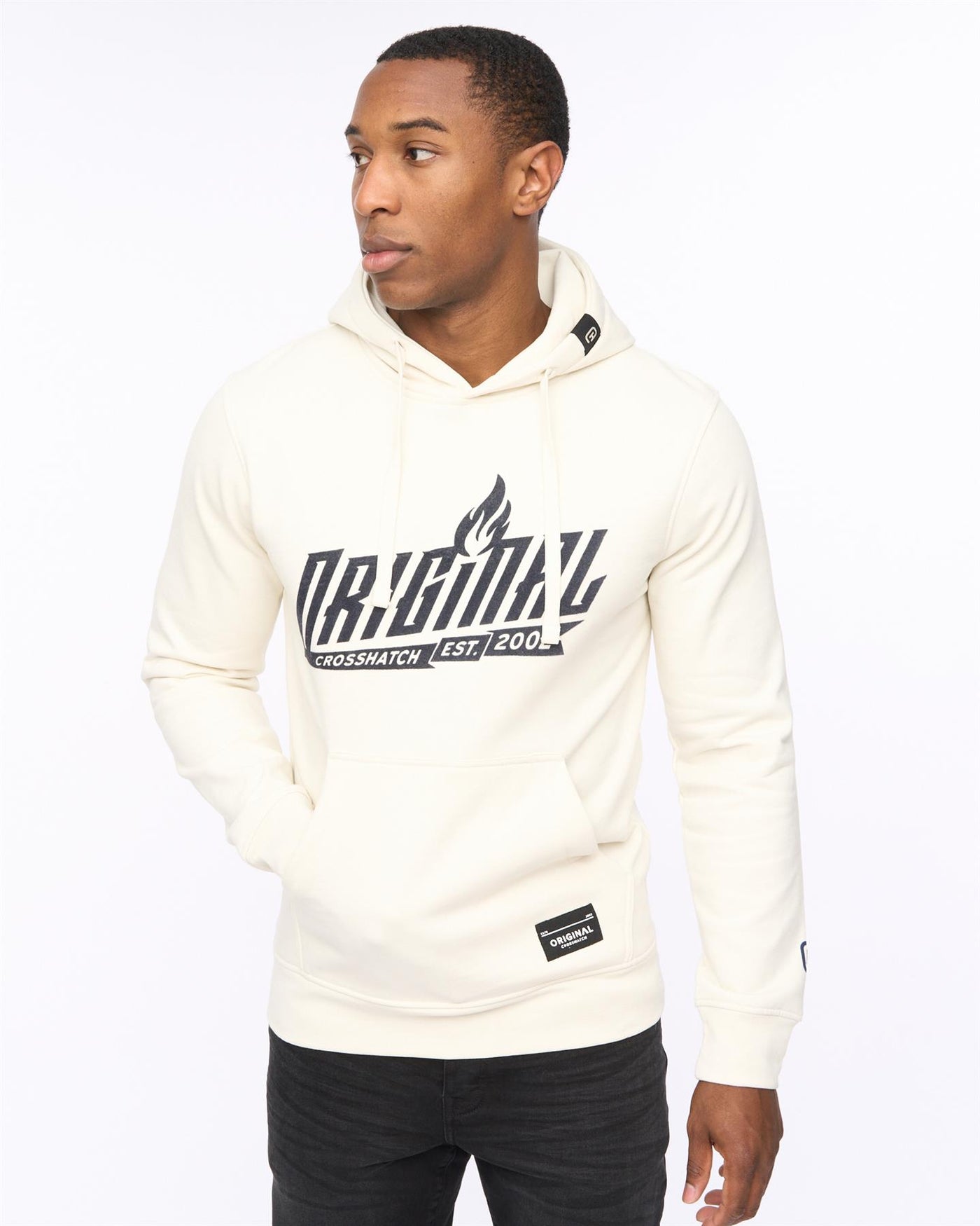 Mens Jampstead Hoodie Light Stone