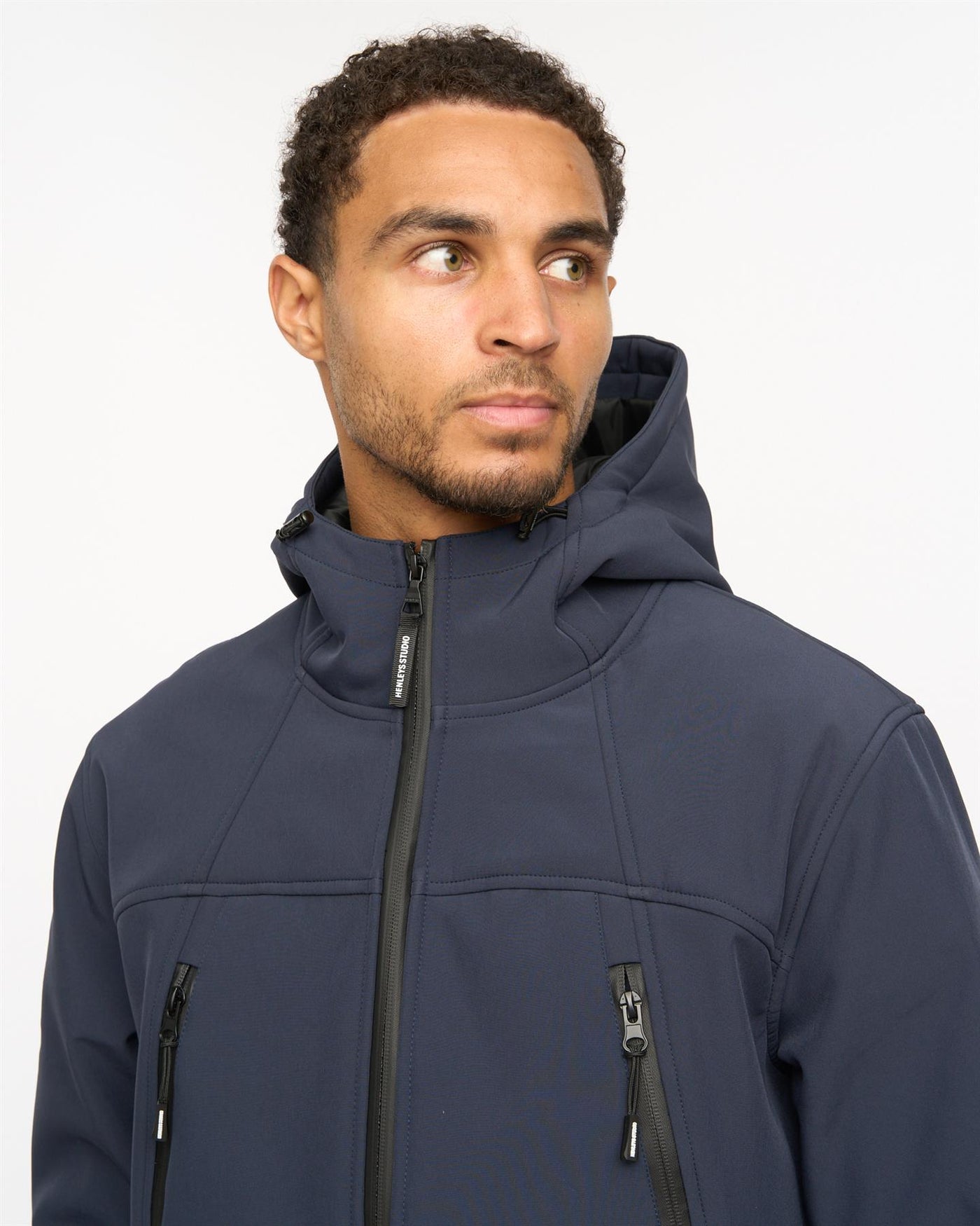 Mens Expand Soft Shell Jacket Navy · Brand Corner