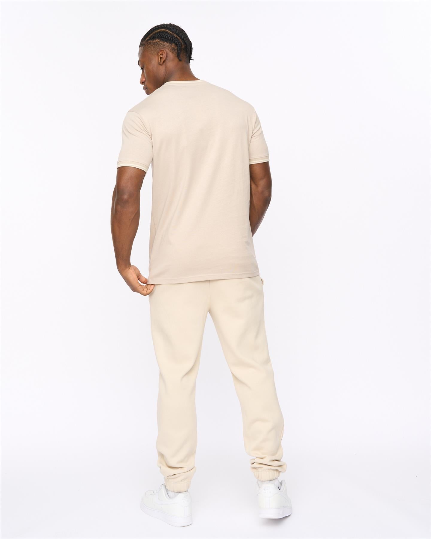 Mens Preece T-Shirt Light Stone