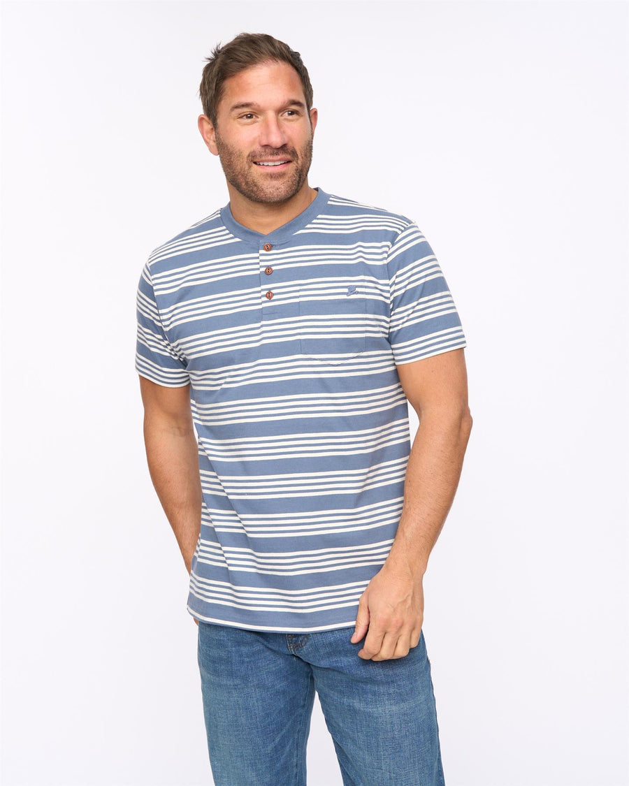 Mens Brigman T-Shirt Denim Blue