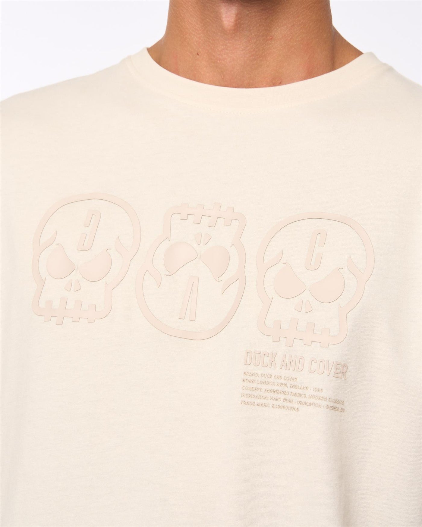 Mens Deltamans T-Shirt Light Stone