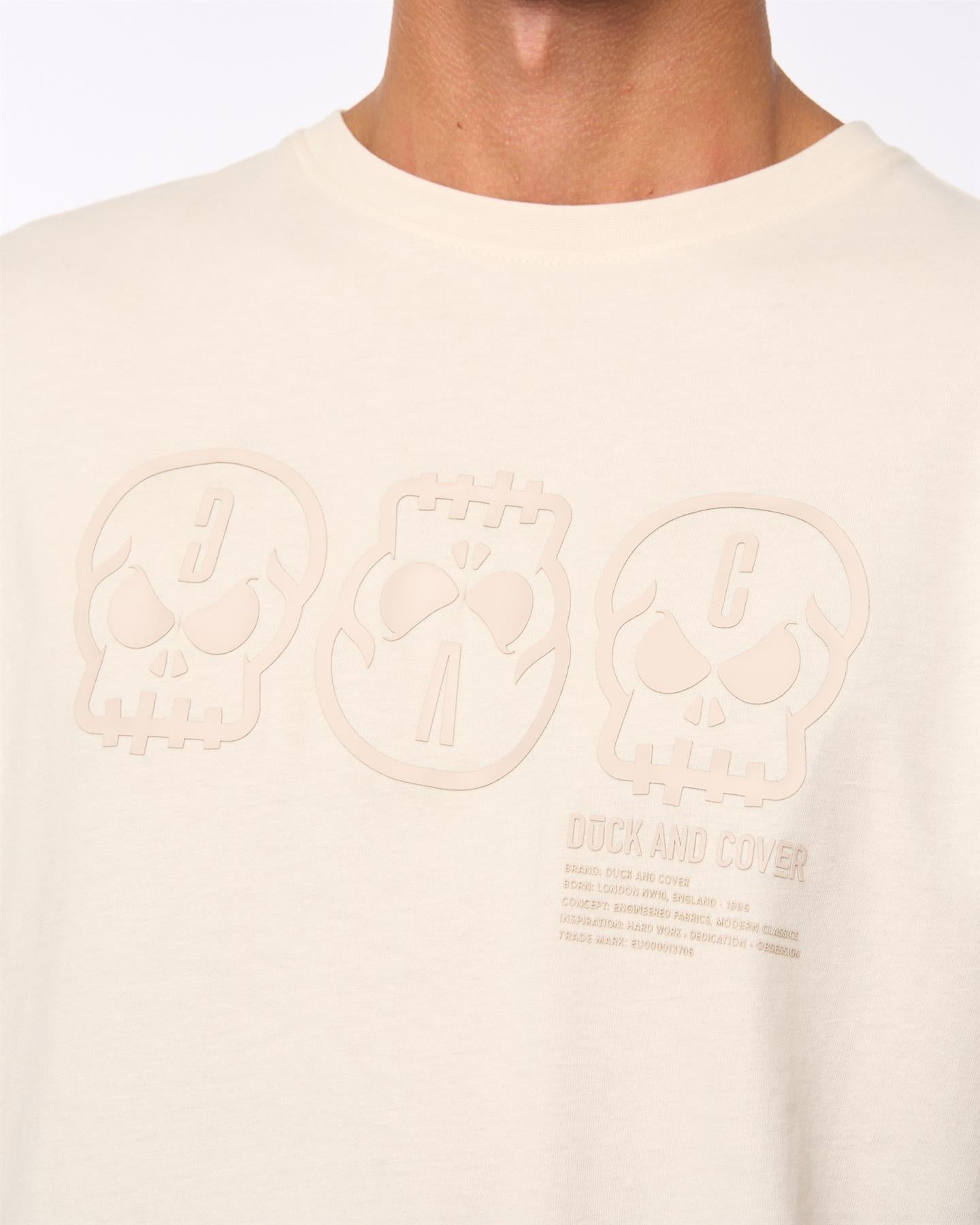 Mens Deltamans T-Shirt Light Stone