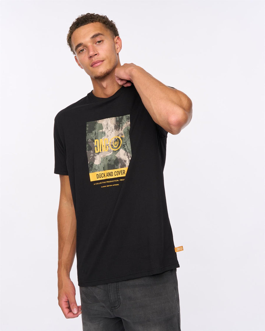 Mens Camostack T-Shirt Black