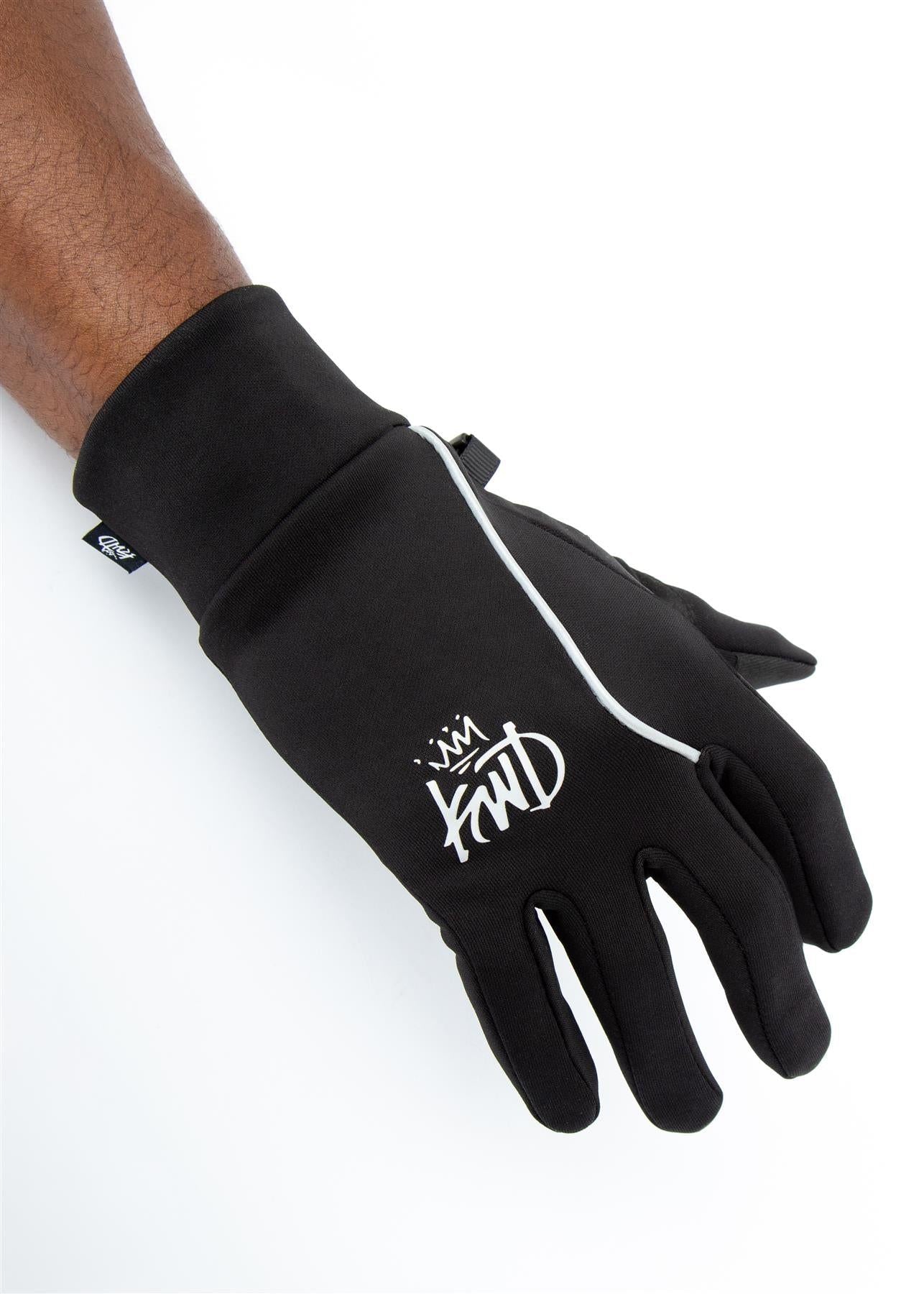 Mens Drayford Cuffed Glove Black