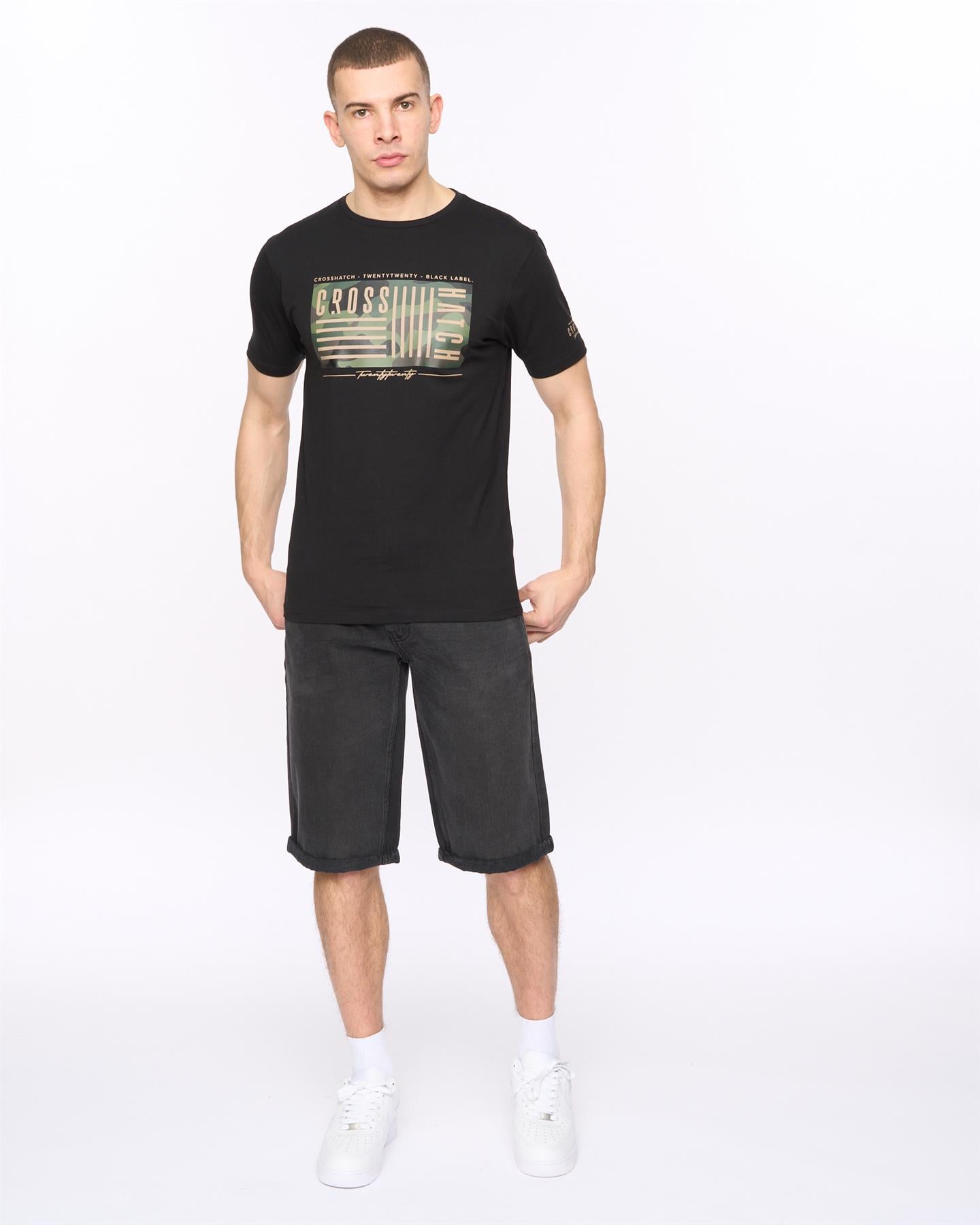 Mens Wenfore T-Shirt Black