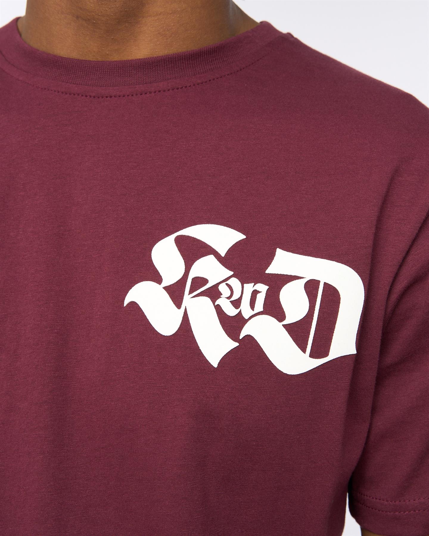 Mens Cartellio T-Shirt Burgundy