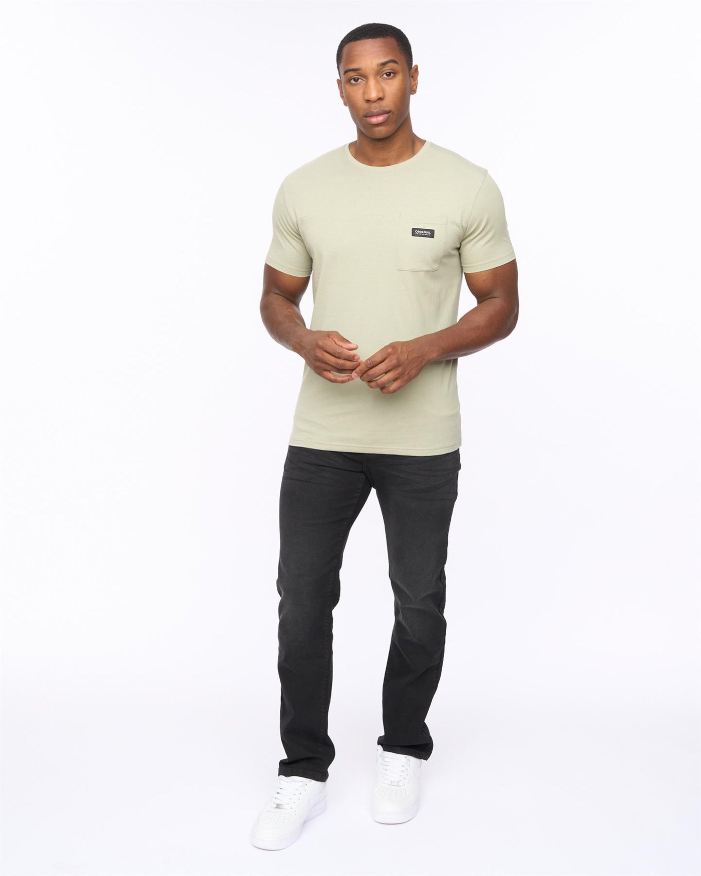 Mens Backdrafts T-Shirt Light Olive