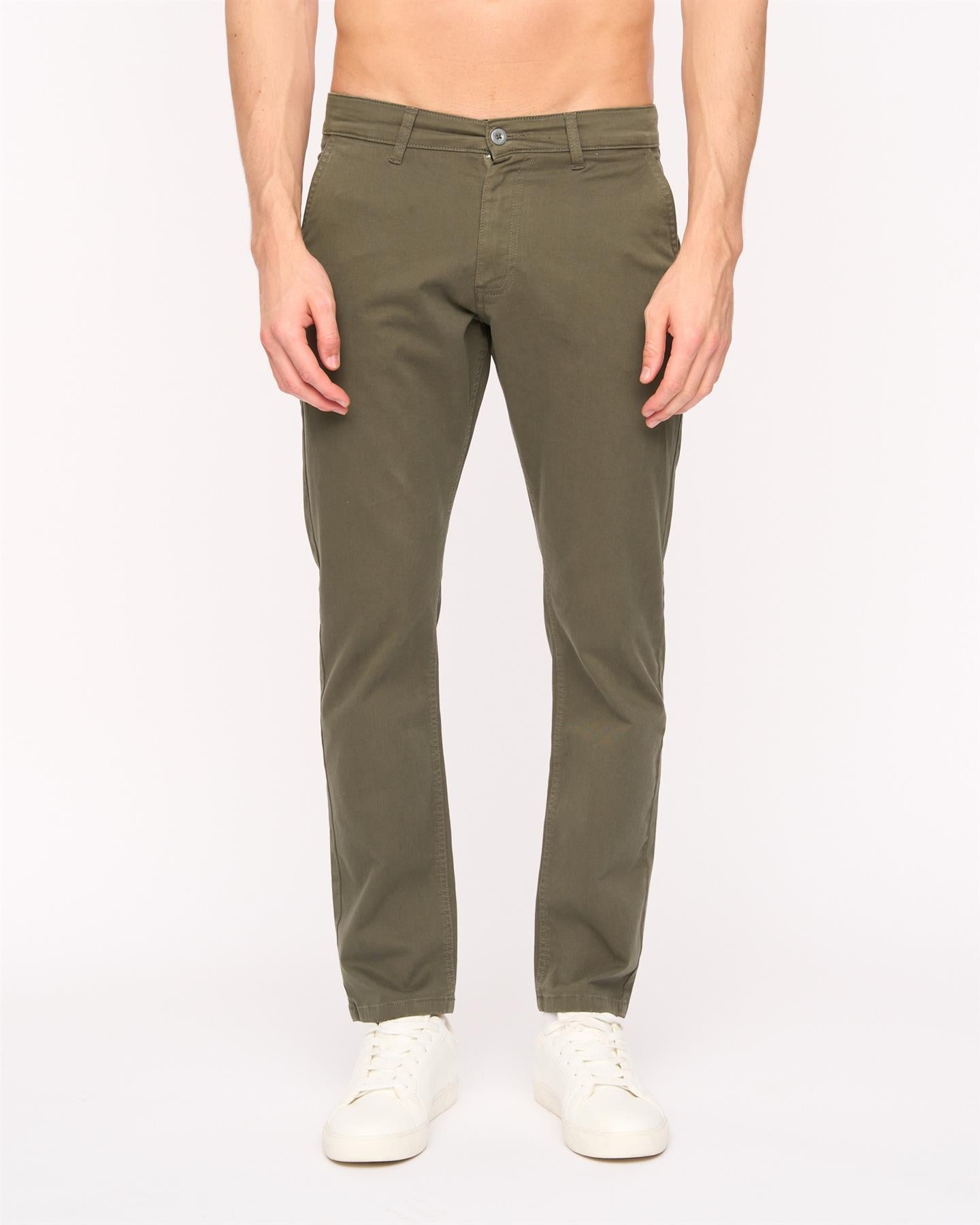 Mens Moretor Chinos Olive