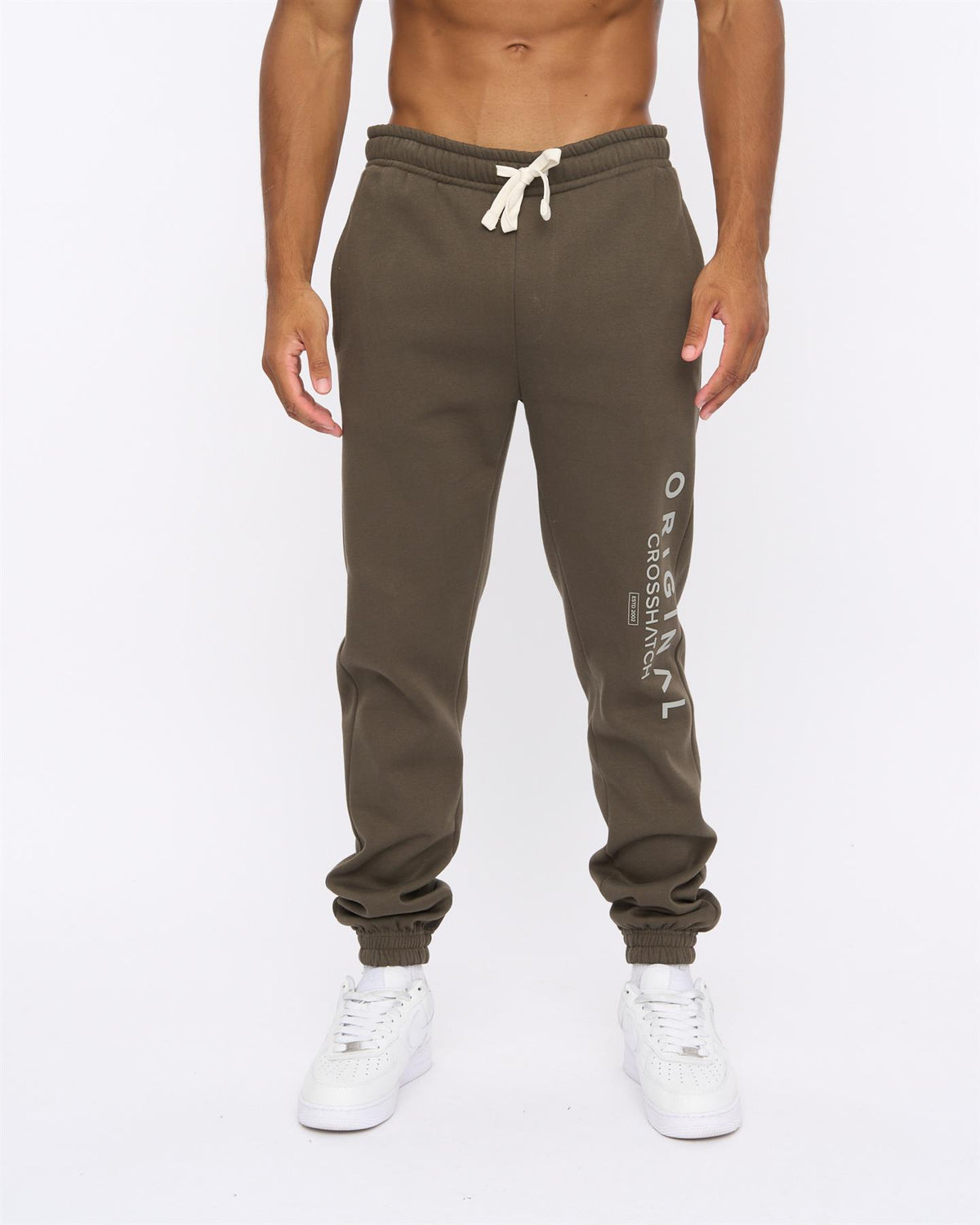 Mens Jamals Joggers Dark Olive