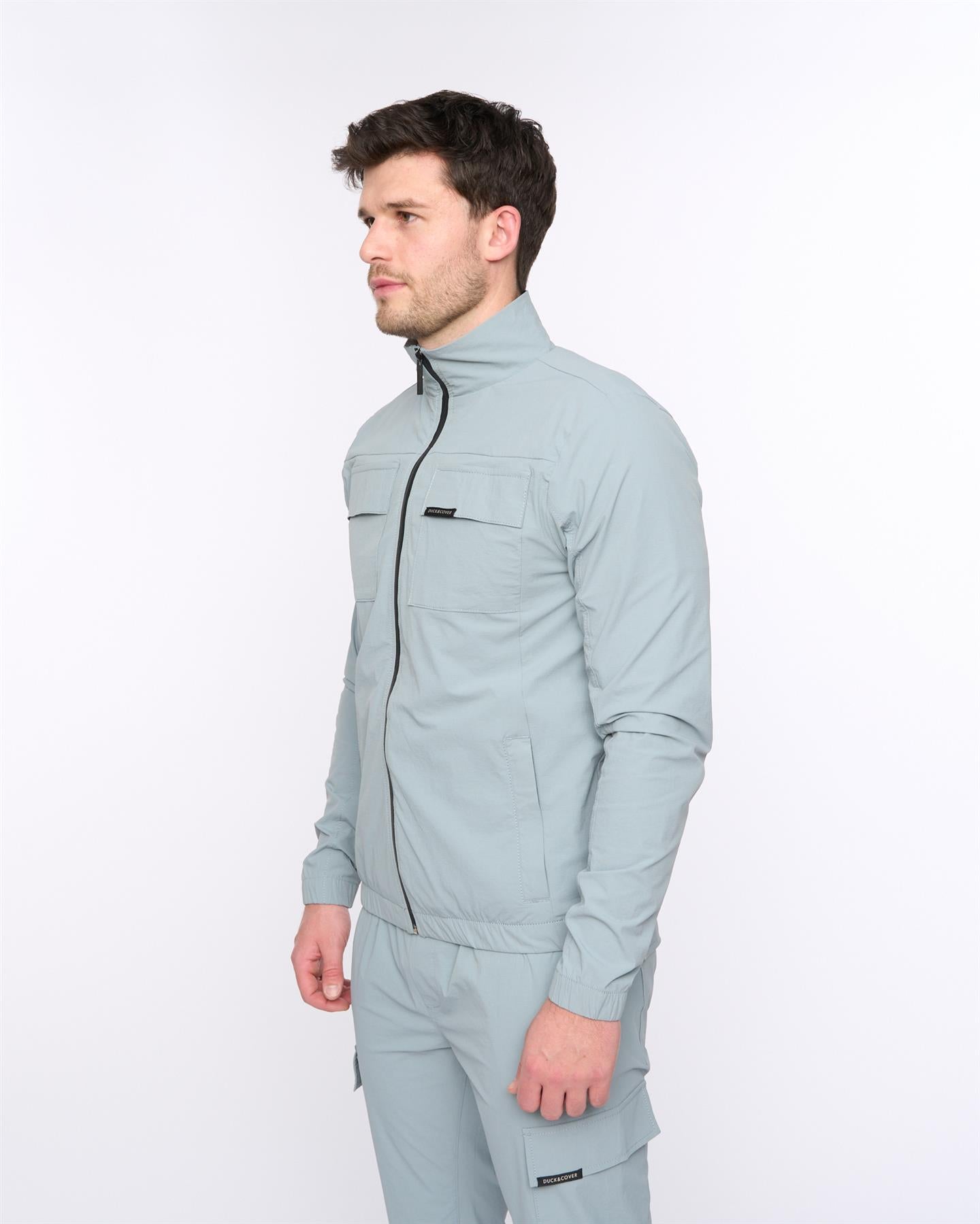 Mens Chamata Jacket Steel Blue