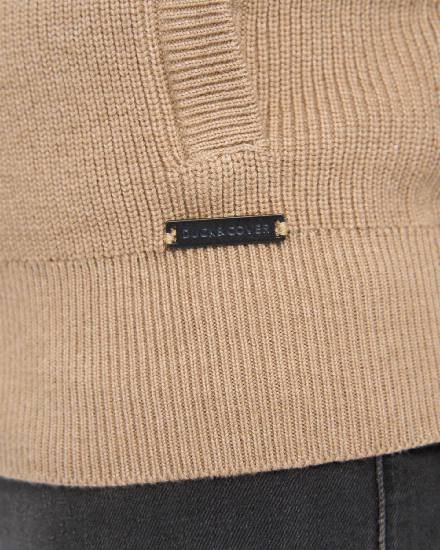 Mens Venosa Shawl Cardigan Stone