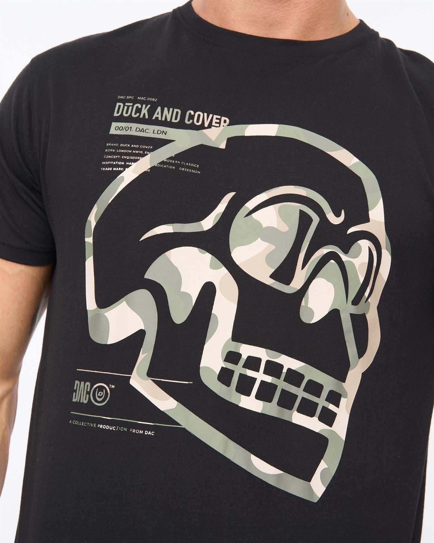 Mens Skullmatic T-Shirt Black