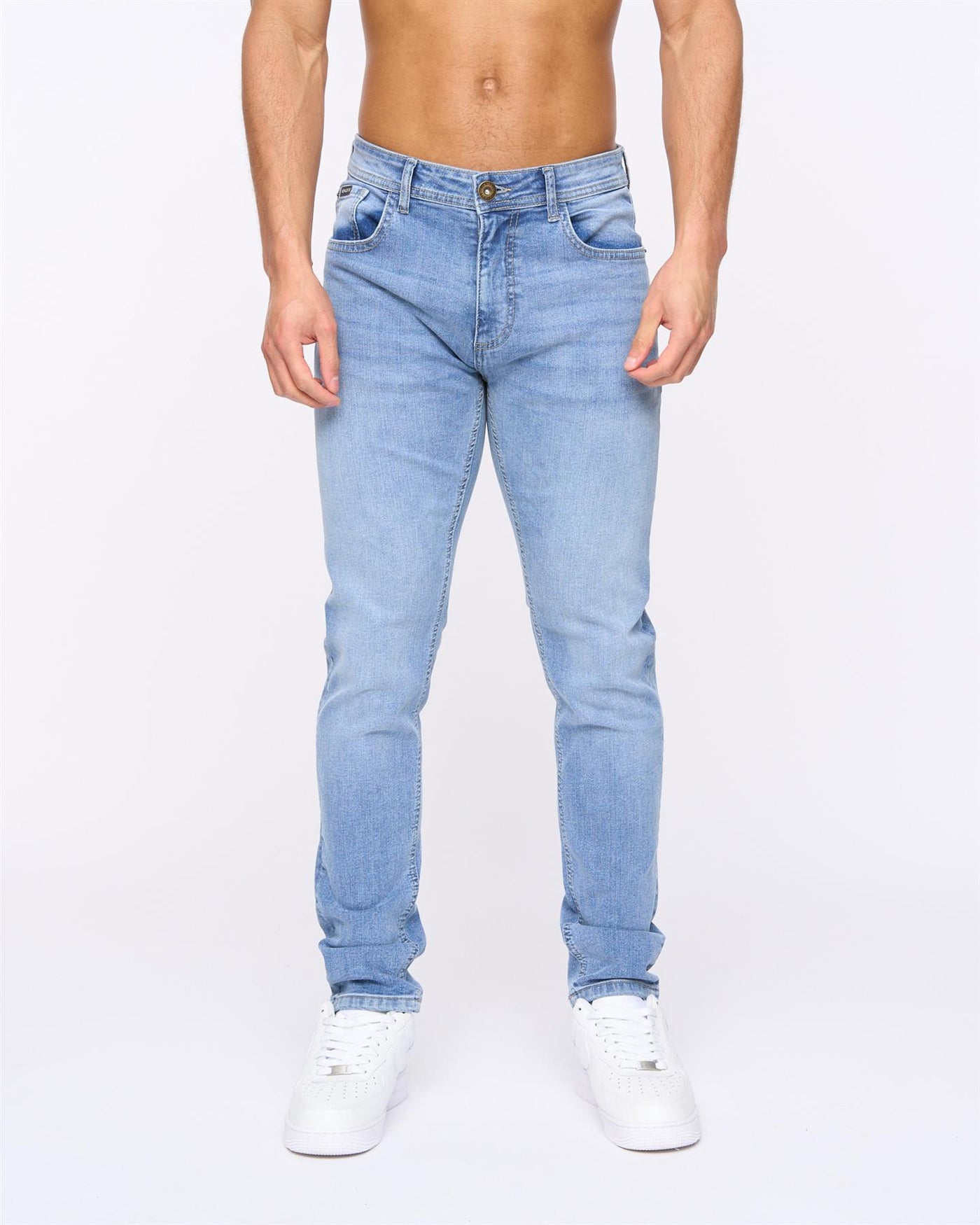 Mens Mayhen Slim Fit Jeans Light Wash