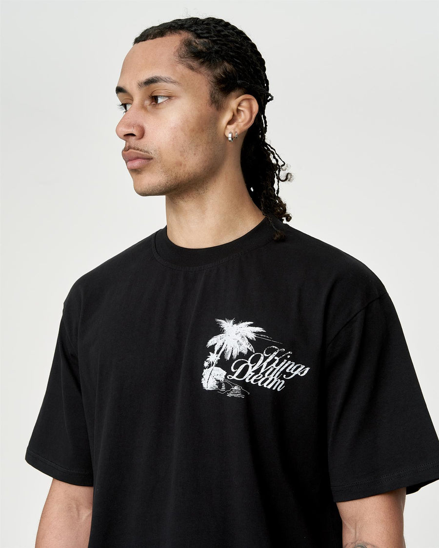 Mens Studio Hotel Tropicana T-Shirt Black