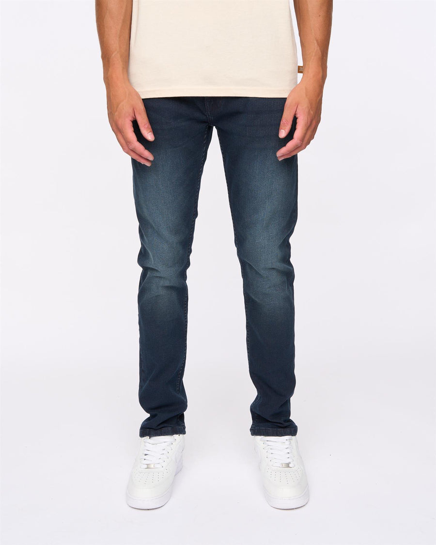 Mens Maylead Slim Fit Jeans Blue Black