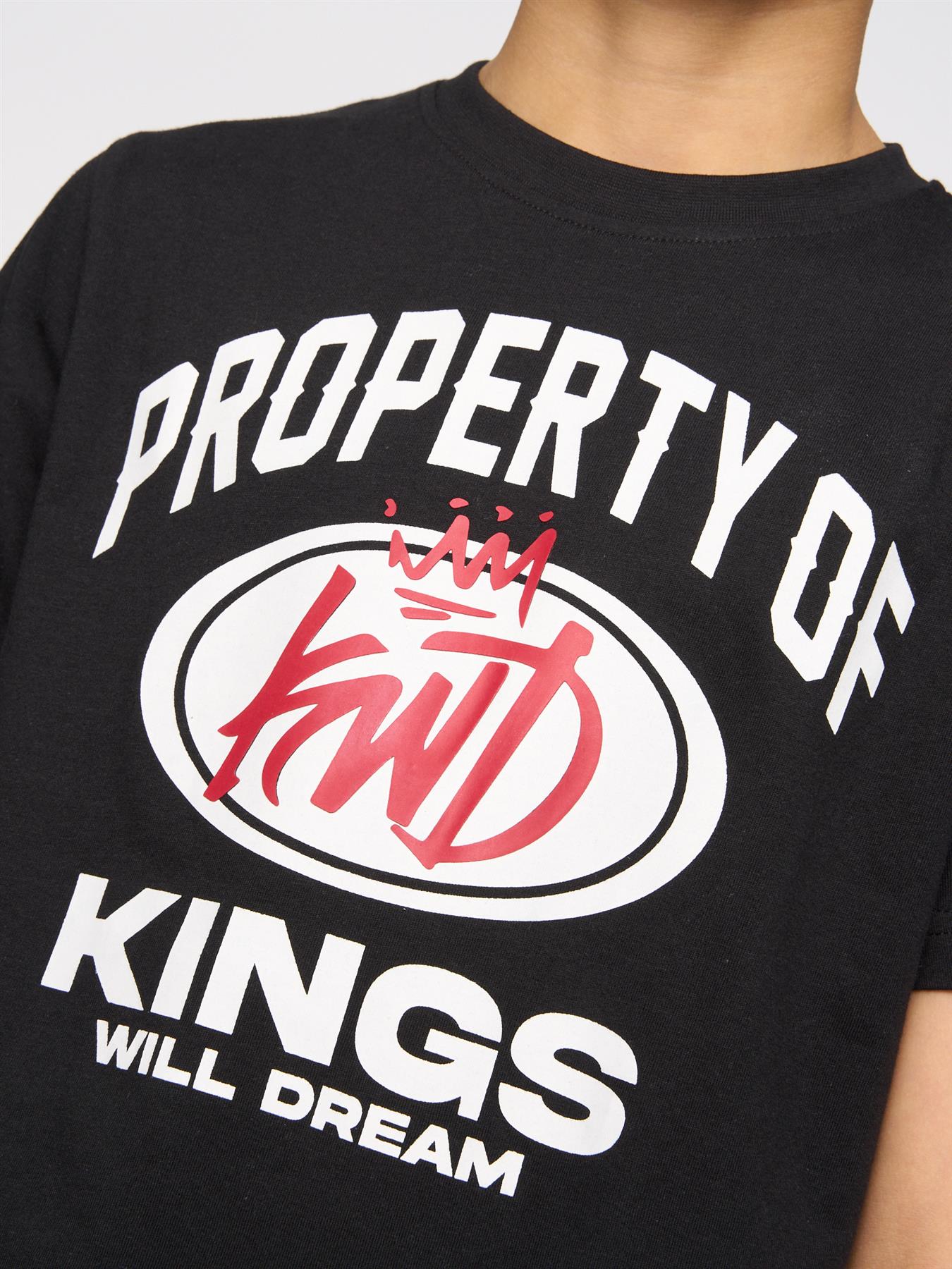 Kids Boys Prop T-Shirt Black