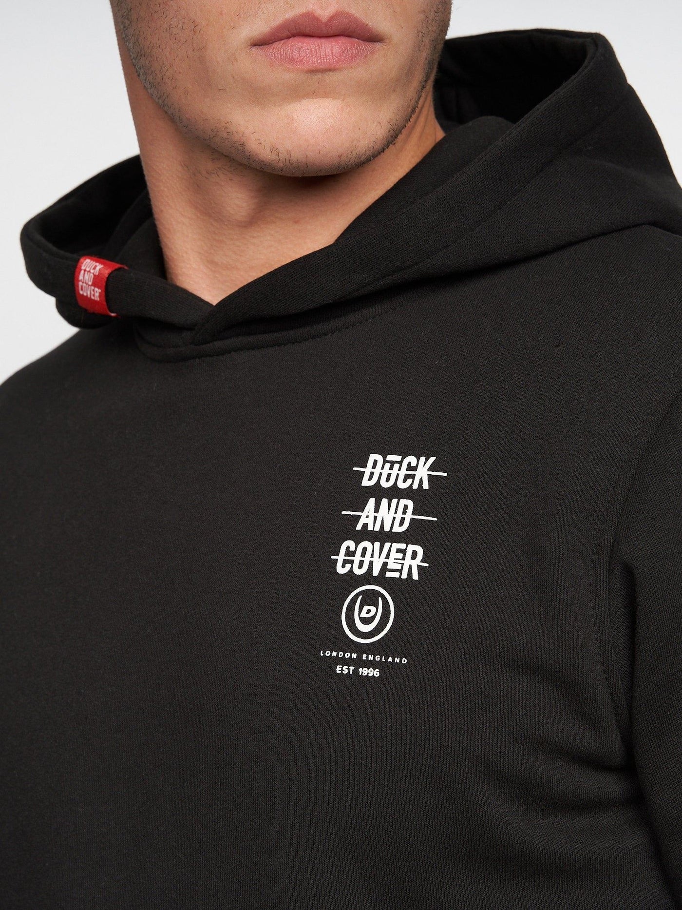 Mens Lenta Hoodie Black