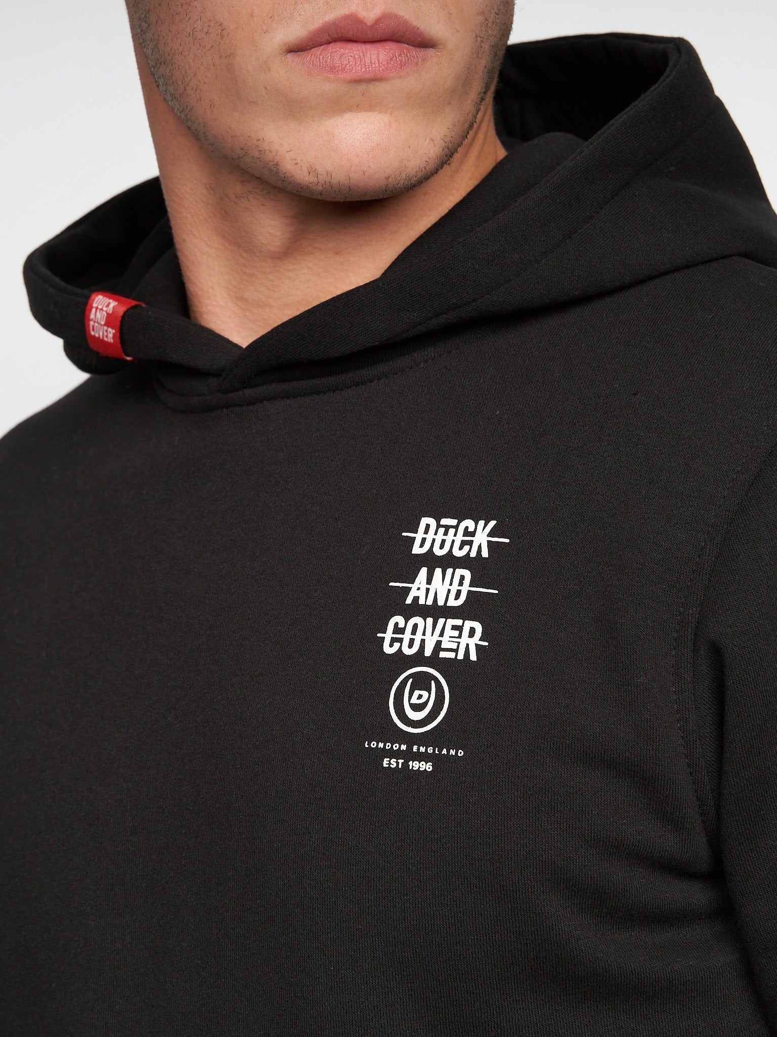 Mens Lenta Hoodie Black