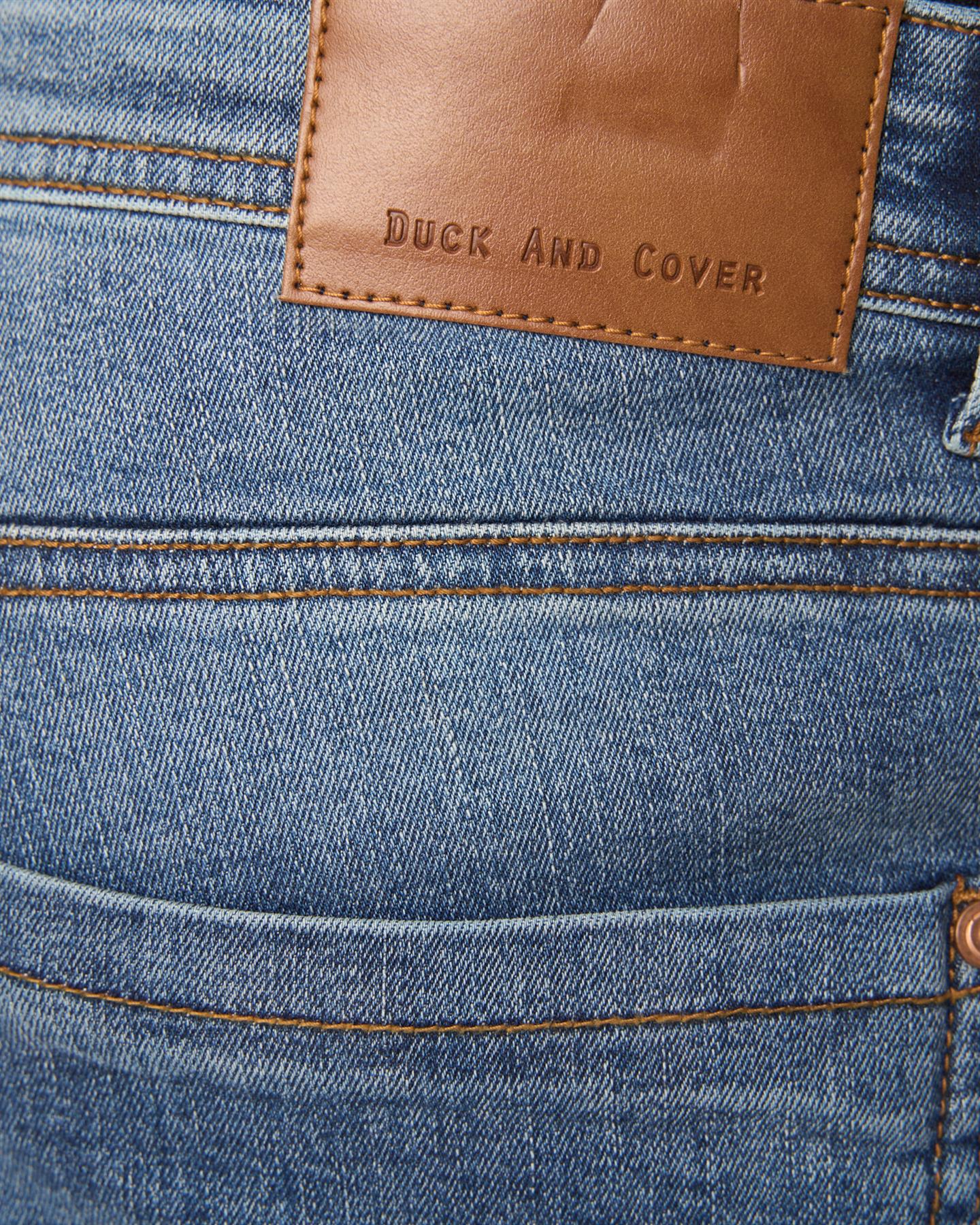 Duck and Cover Mens Zeki Shorts Stone Wash