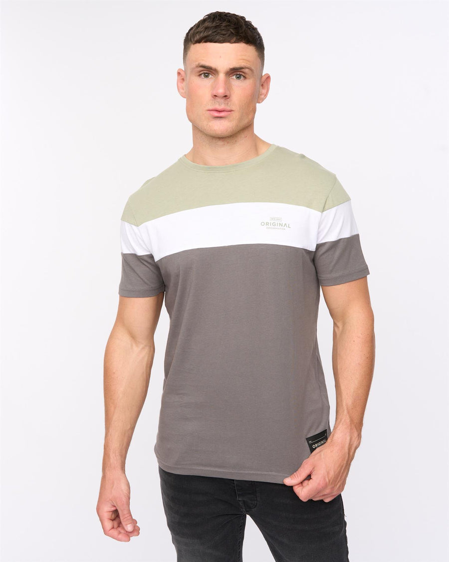 Mens Pattermay T-Shirt Light Olive