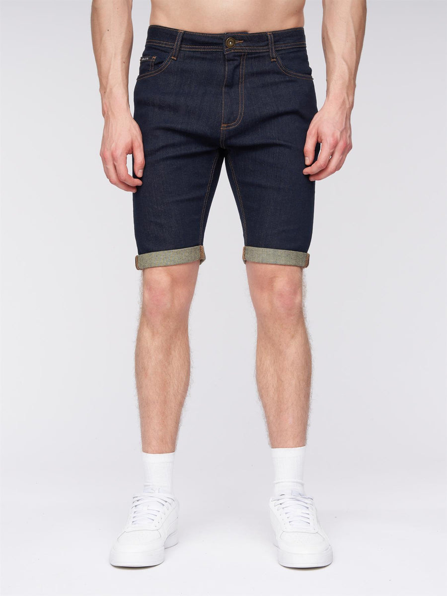 Mens Flex Denim Shorts Raw