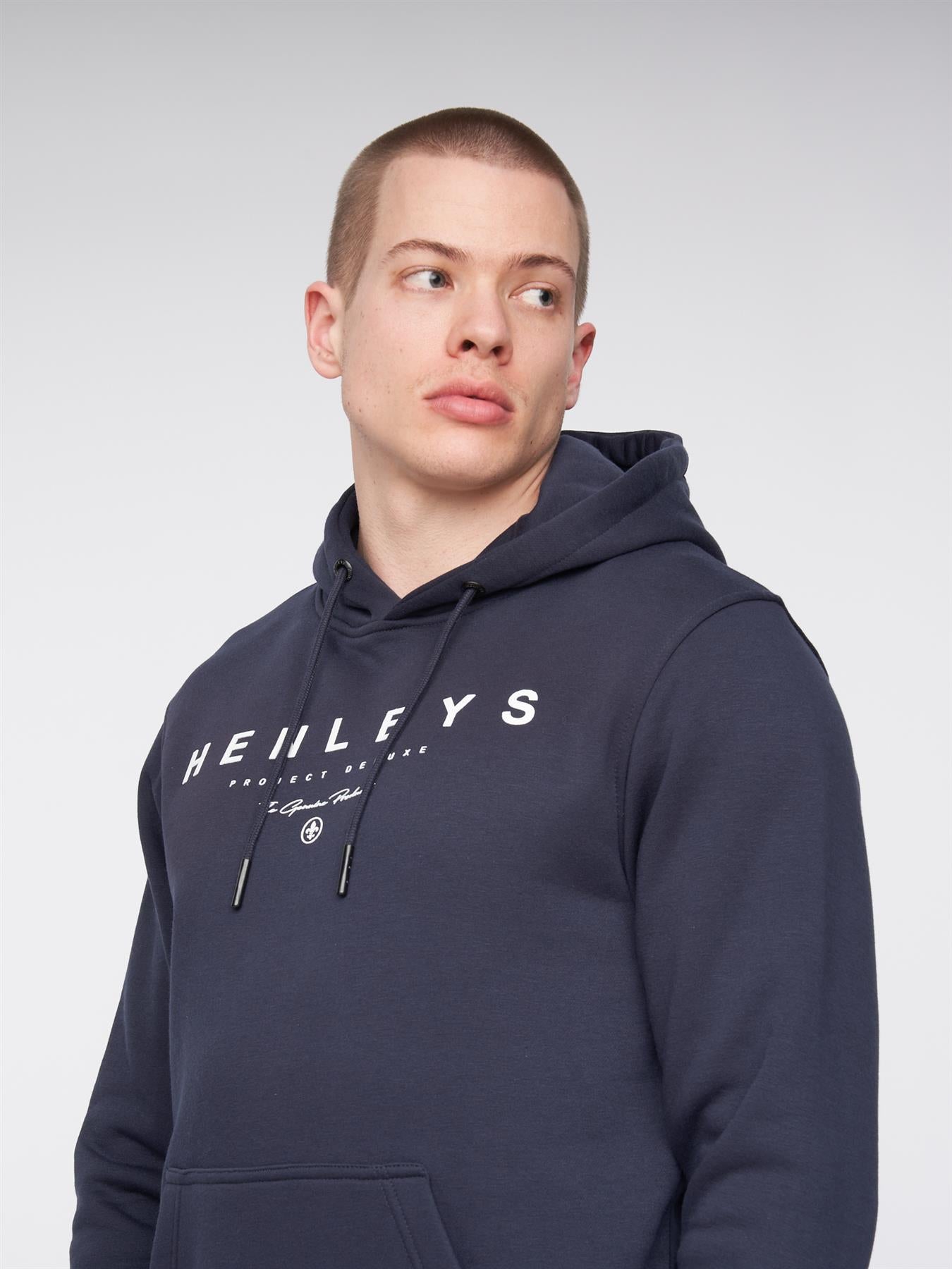 Mens Hentyme Hoodie Navy