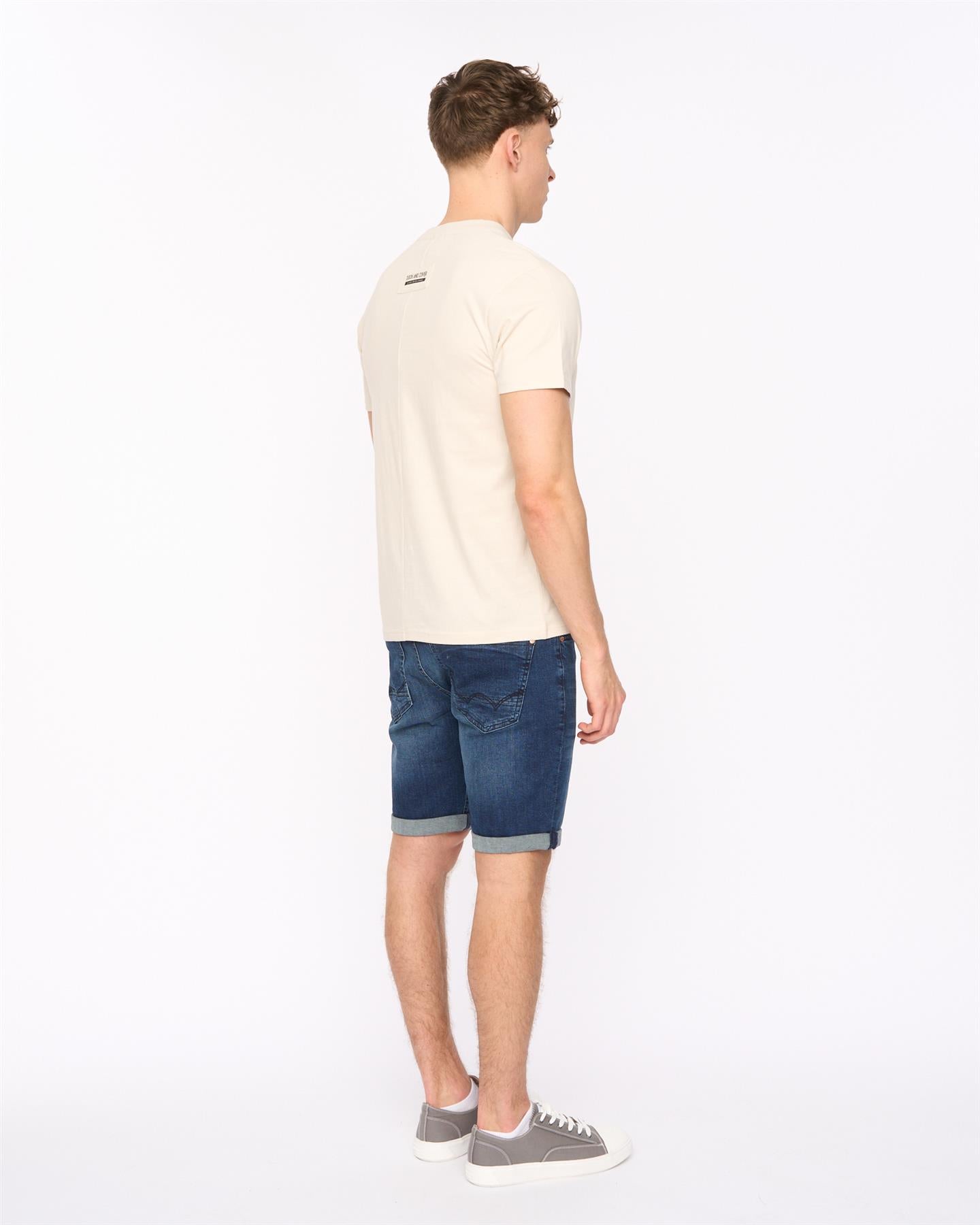 Mens Tatick T-Shirt Light Stone